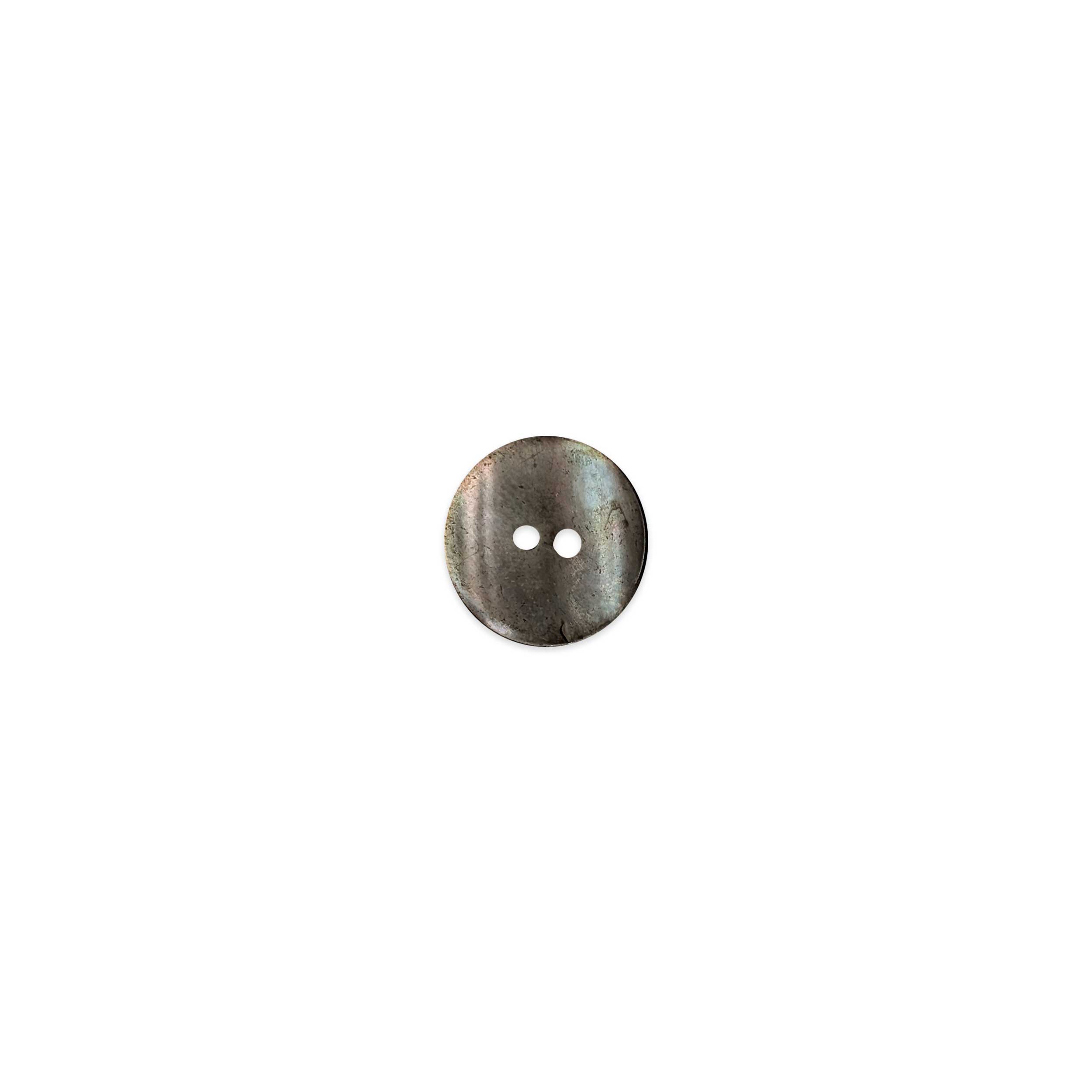 Mother-of-Pearl Button 2 Holes Dark Dove Lin 27 Image