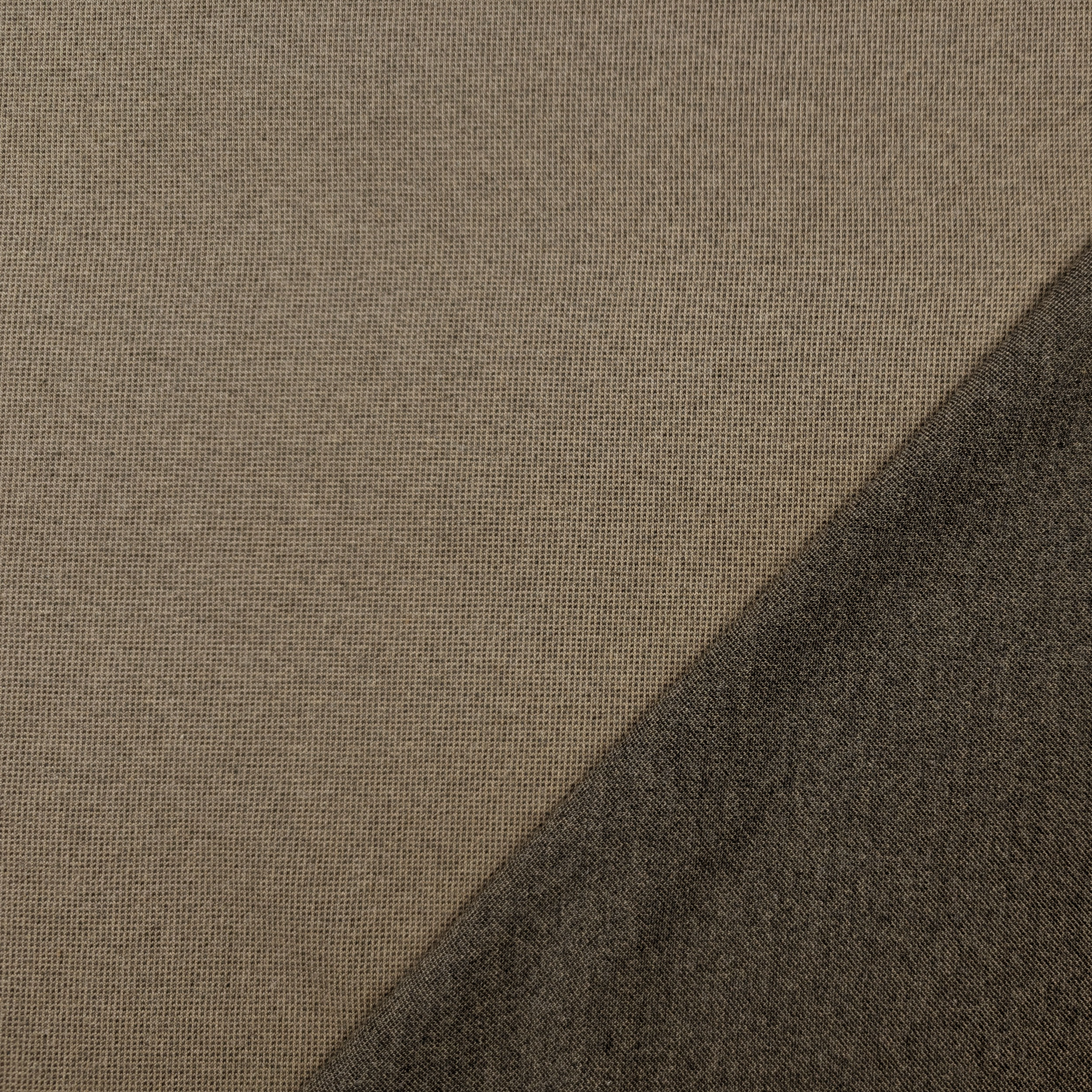 Punto Milano Plain Cotton Dark Beige Image