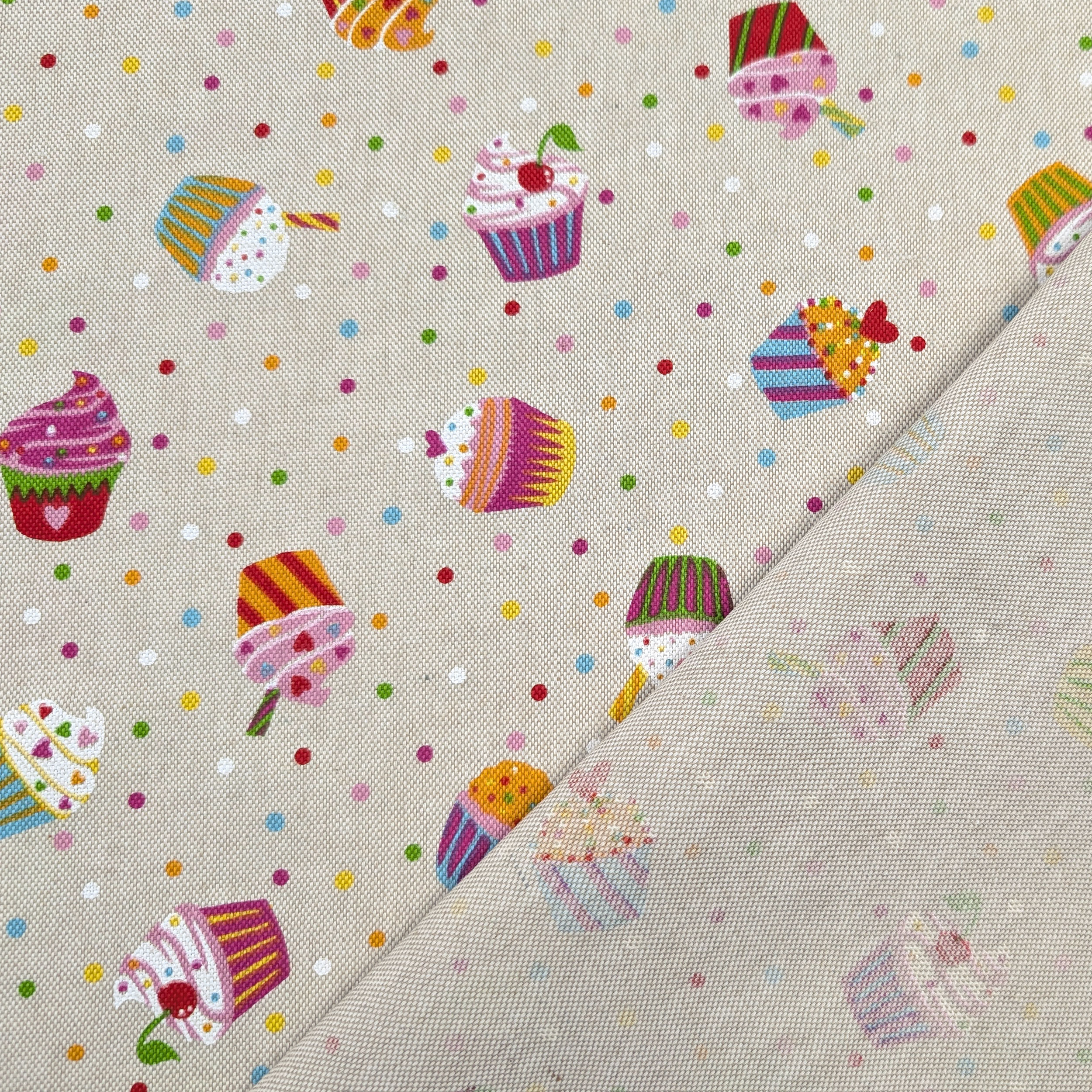 Panama Cupcakes fabric Image