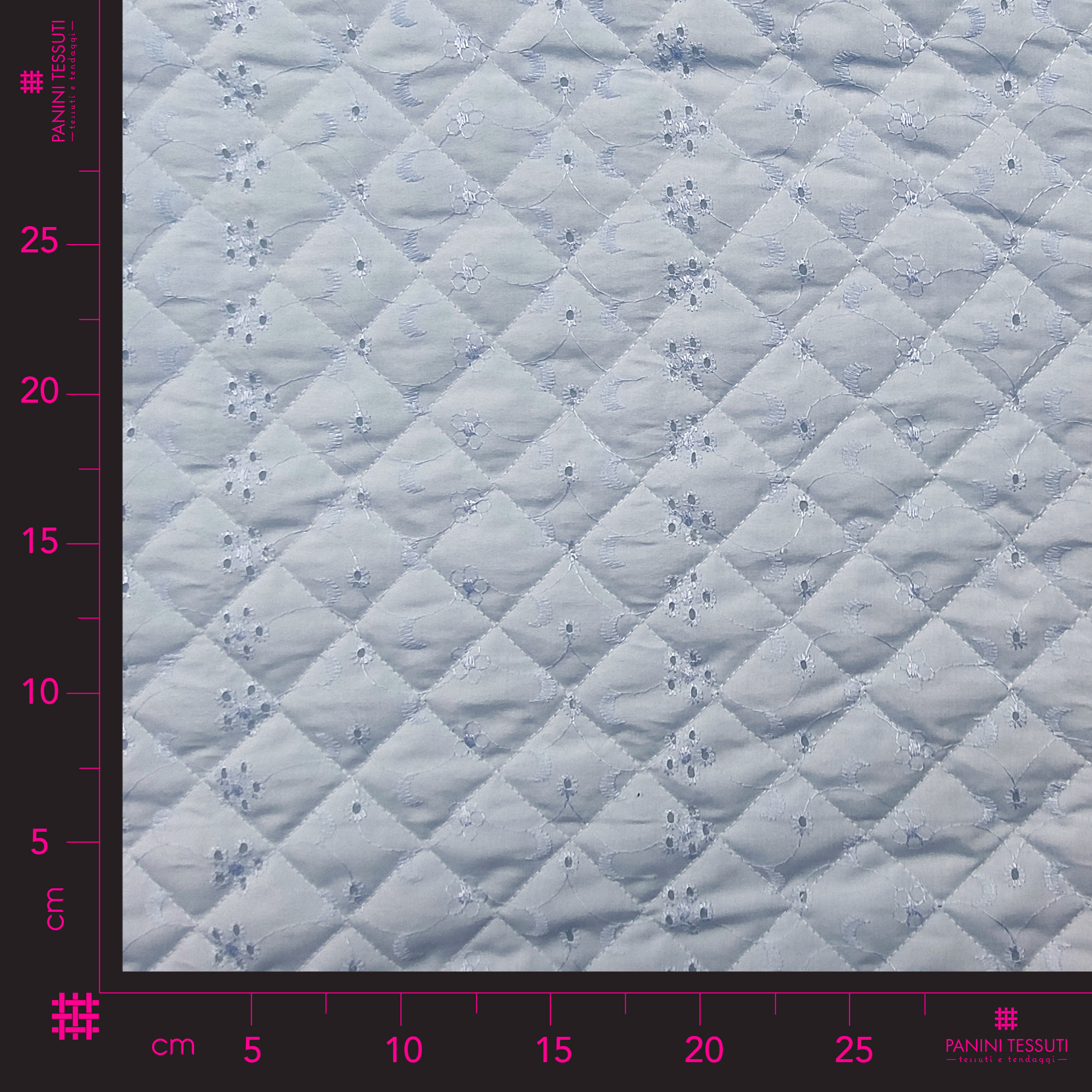 Tissu Quilt Sangallo Light Blue Baby Retro Ouate Image