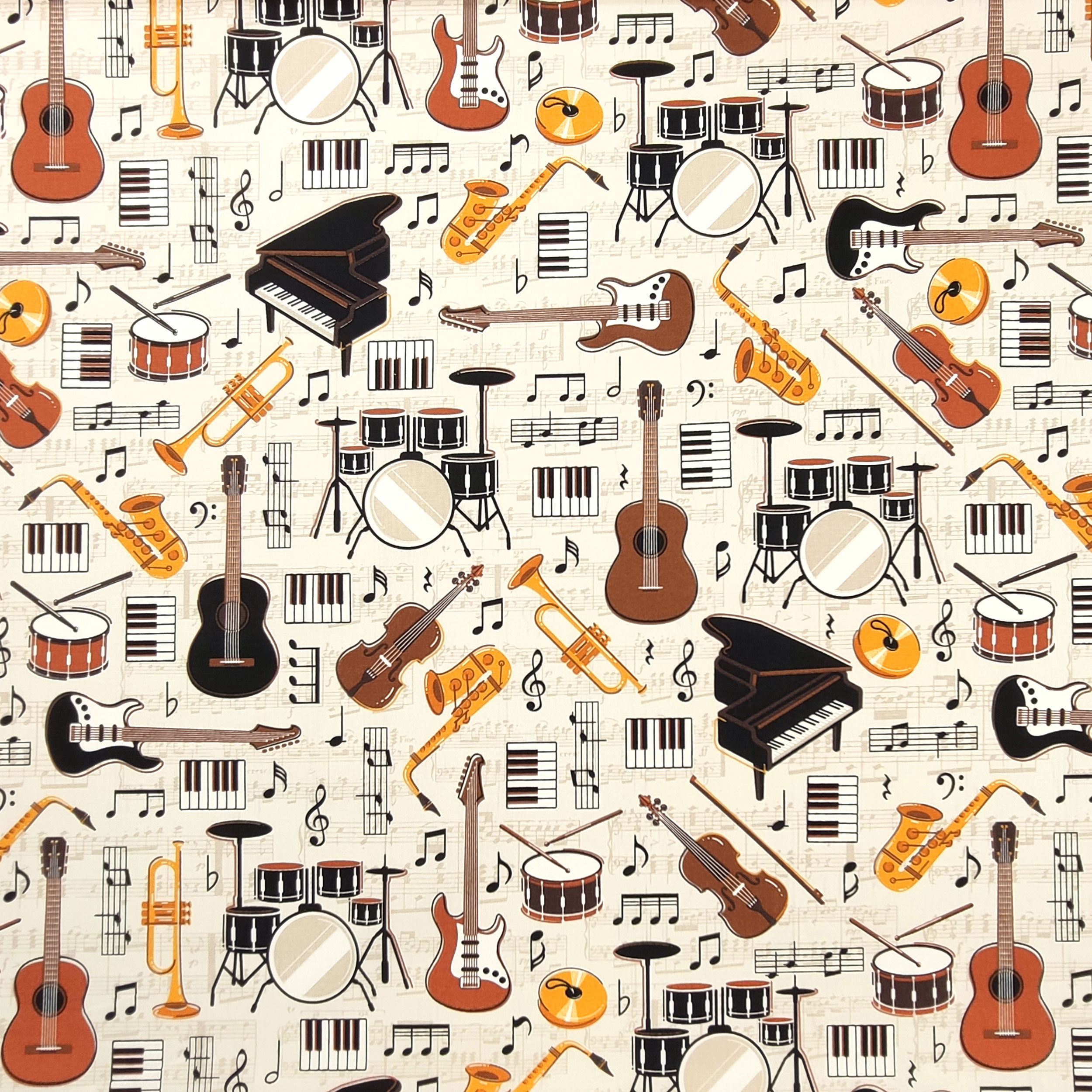 Instruments de musique en tissu de Panama Image