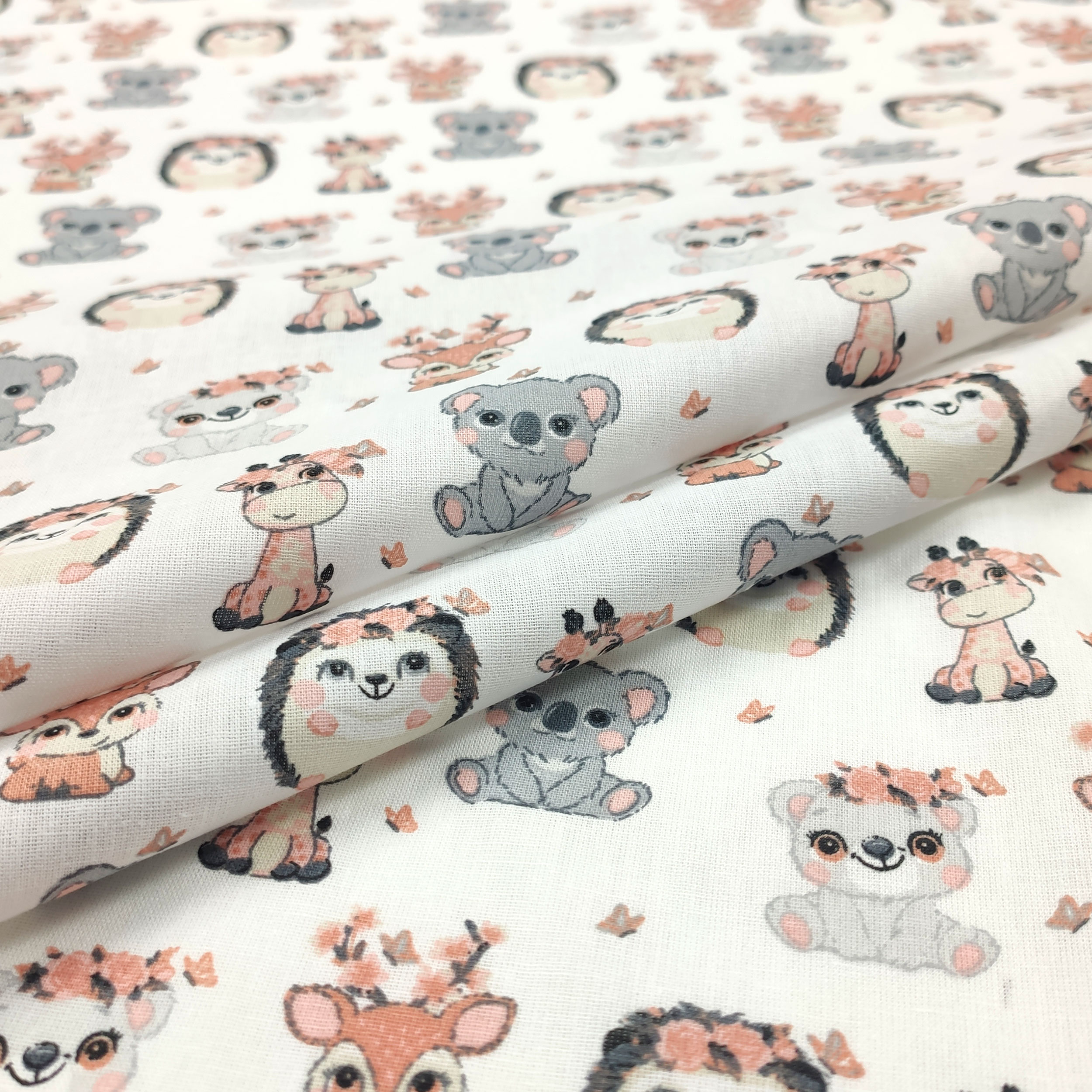 Tissu en coton Sweet Animal