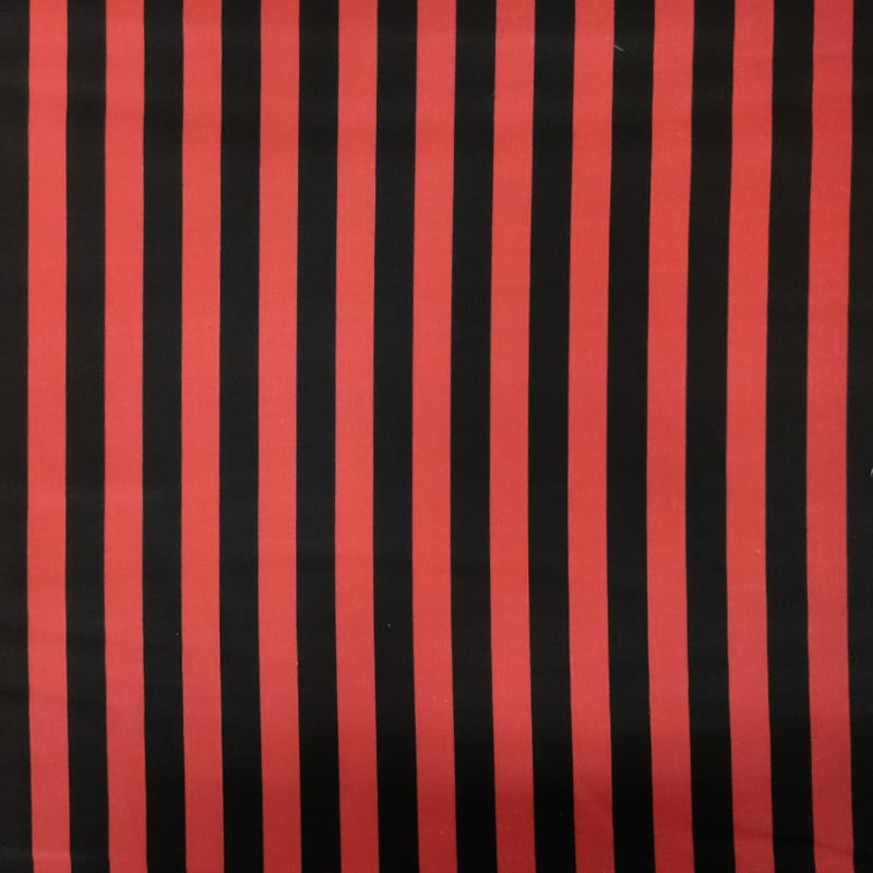 Jersey In Spugna - Righe Strette - Bianco Caldo/rosso Rubino - Foto 4