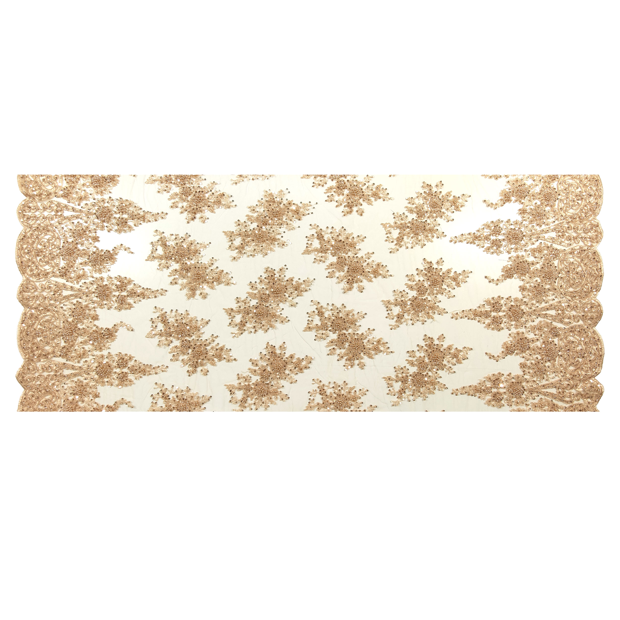 Lace Fashion Beige Pearls