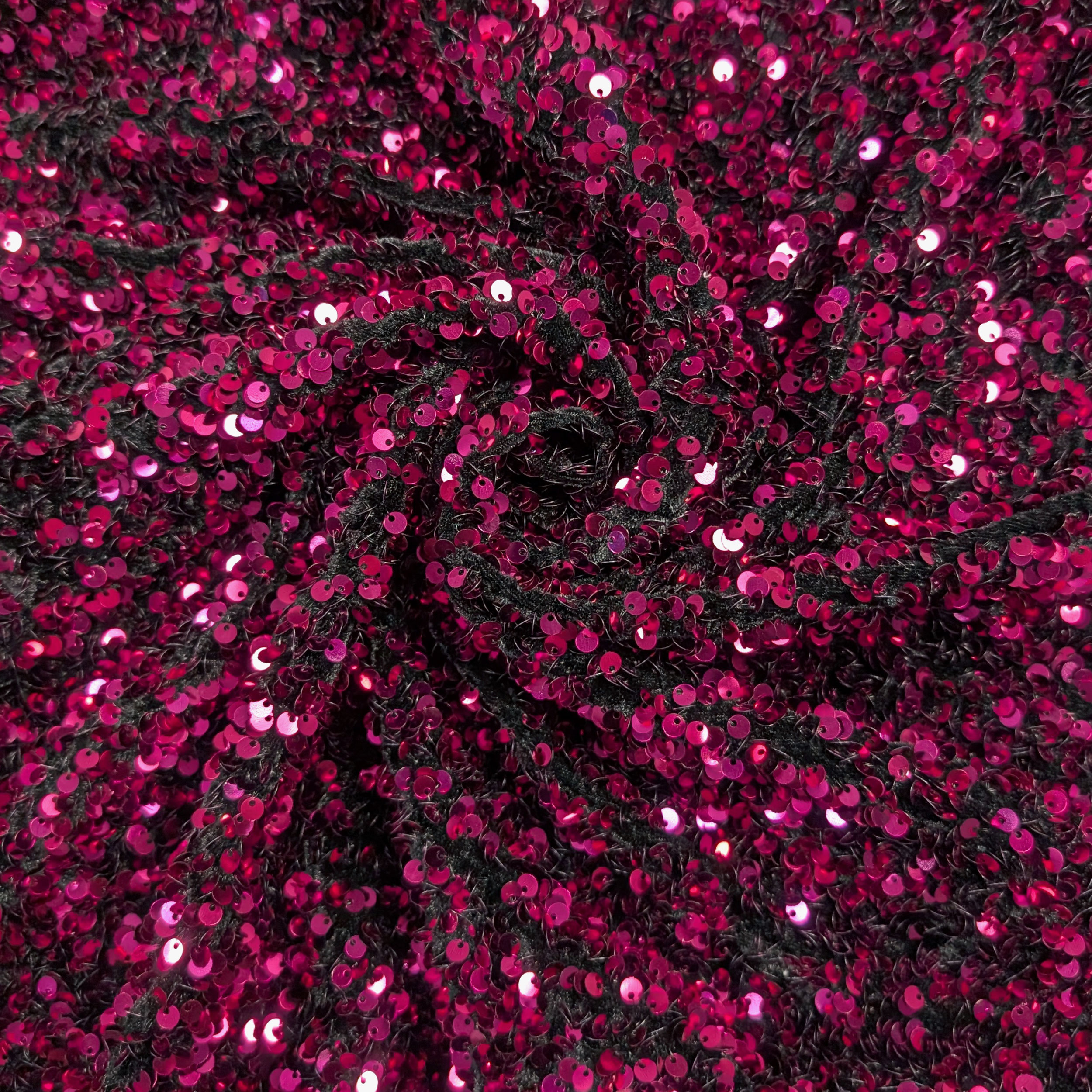Dressmaking Sequins on Velvet Image