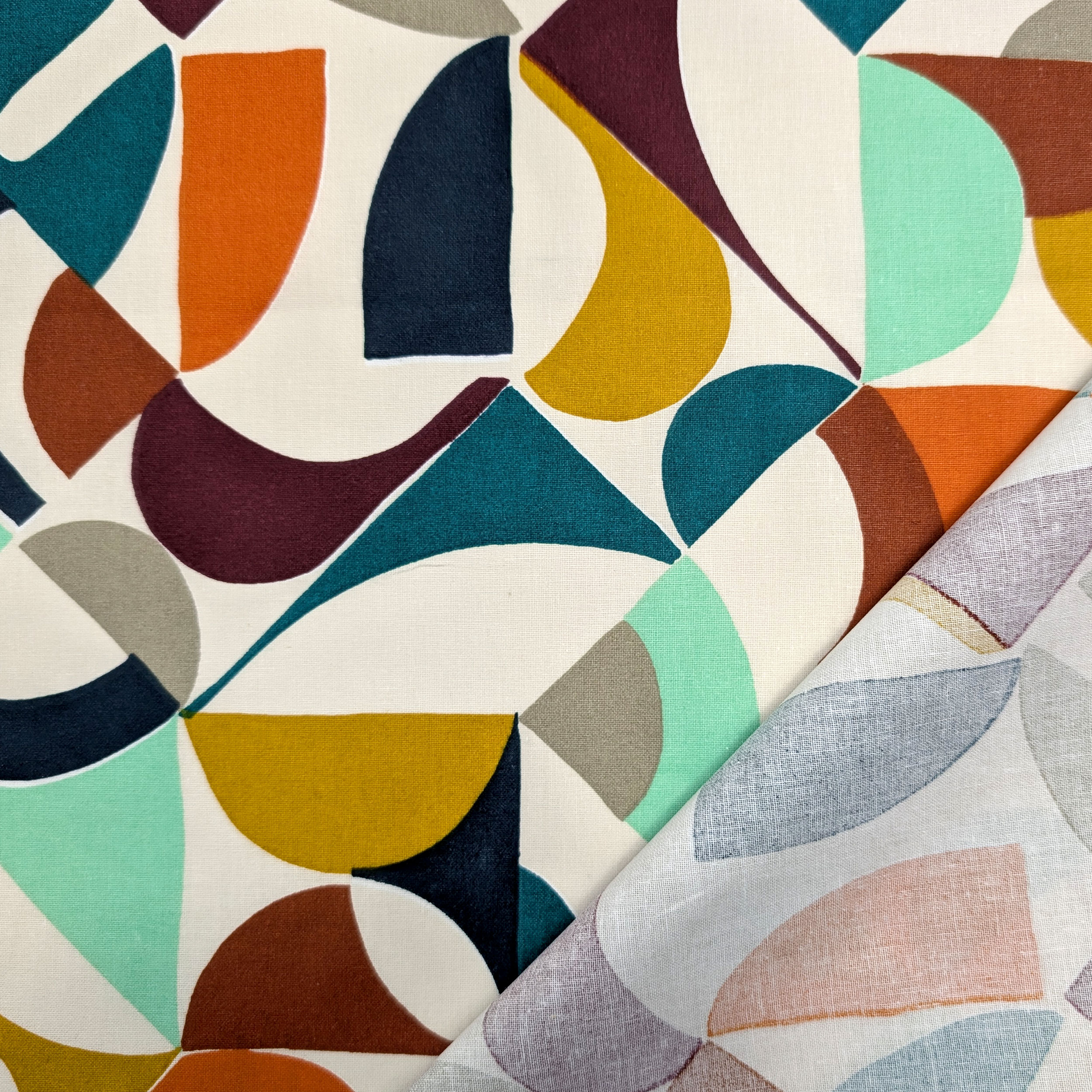 Abstract Fantasy Multicoloured Cotton Furnishing Image