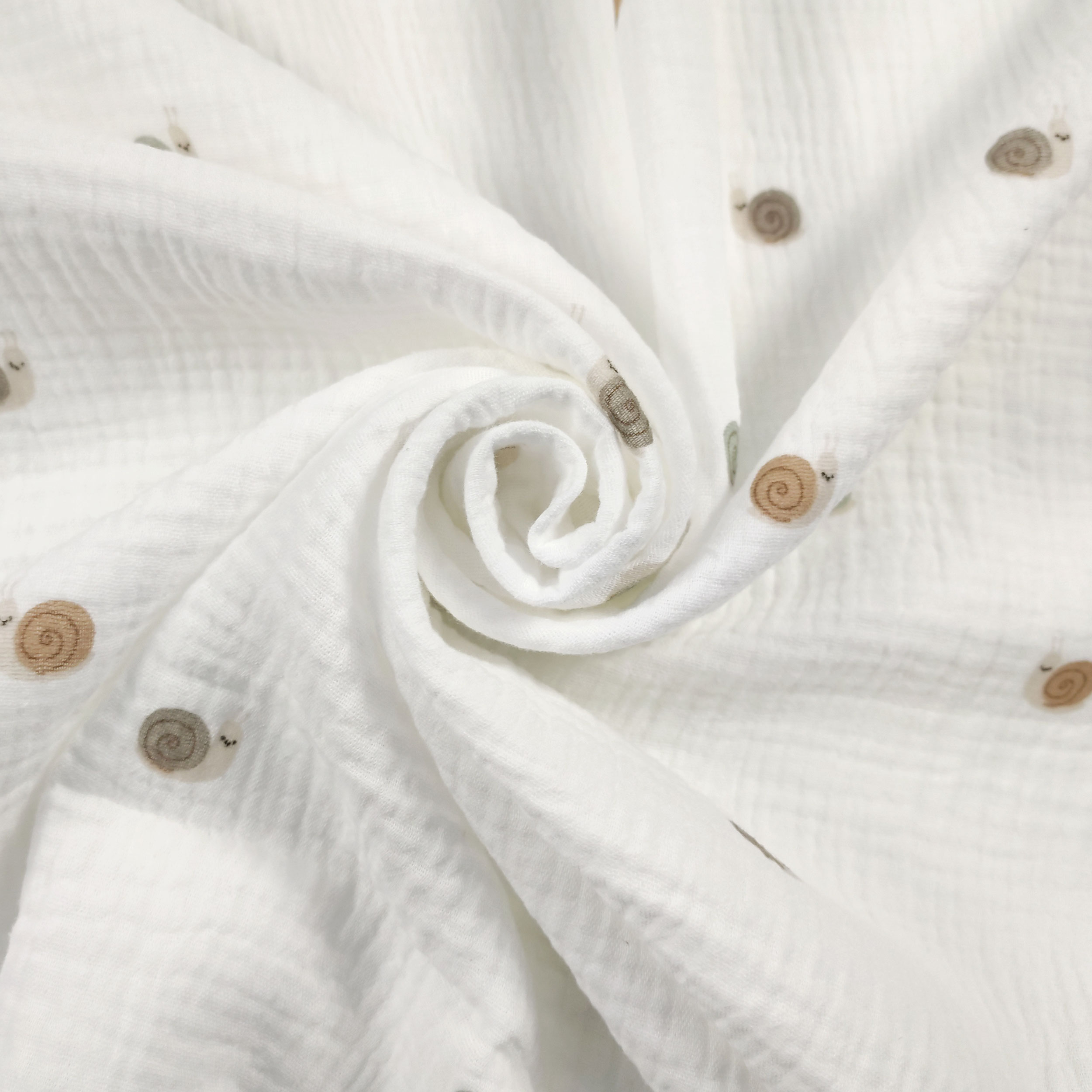 Cotton Muslin Snails