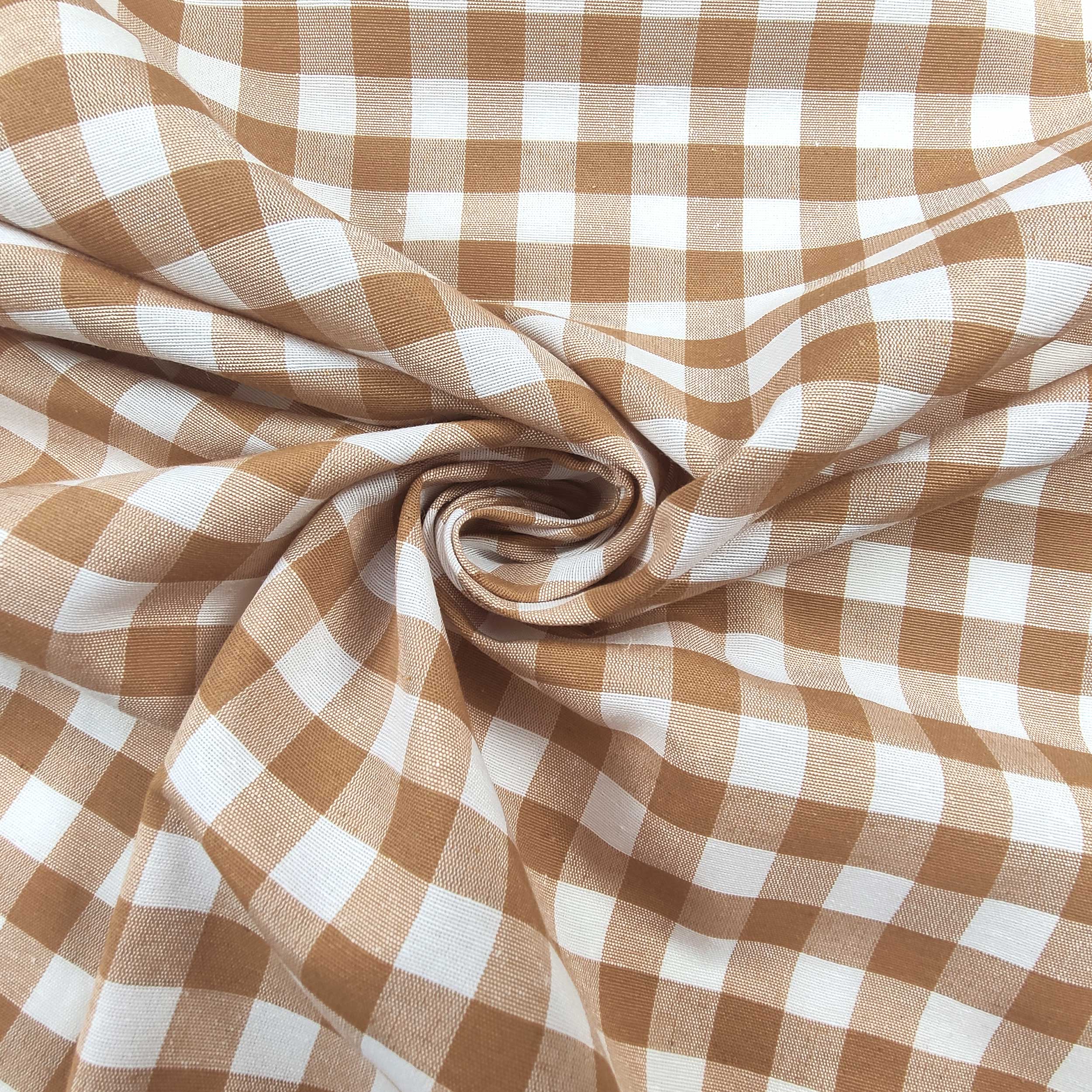 Yarn Dyed Fabric for Check Pattern Tablecloth Image