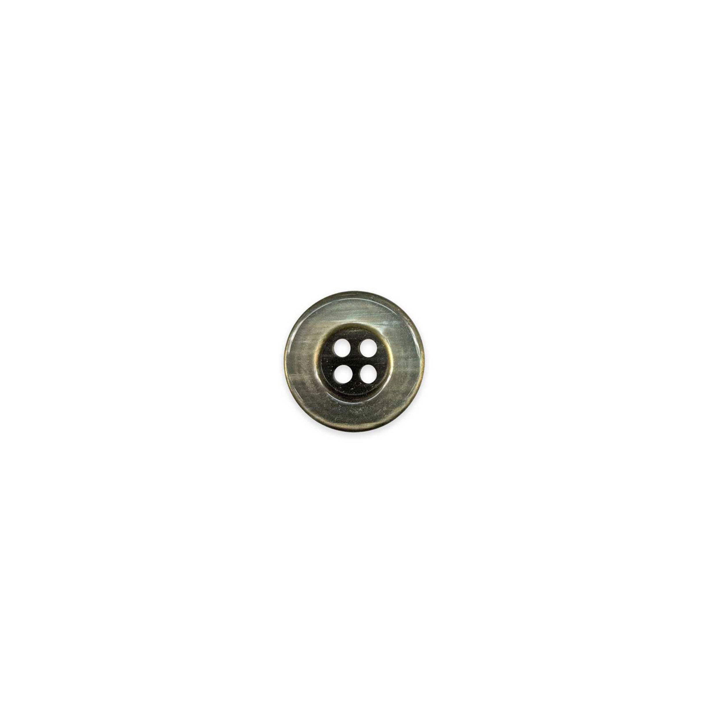 Mother-of-pearl button 4 holes Taupe Lin 24 Image