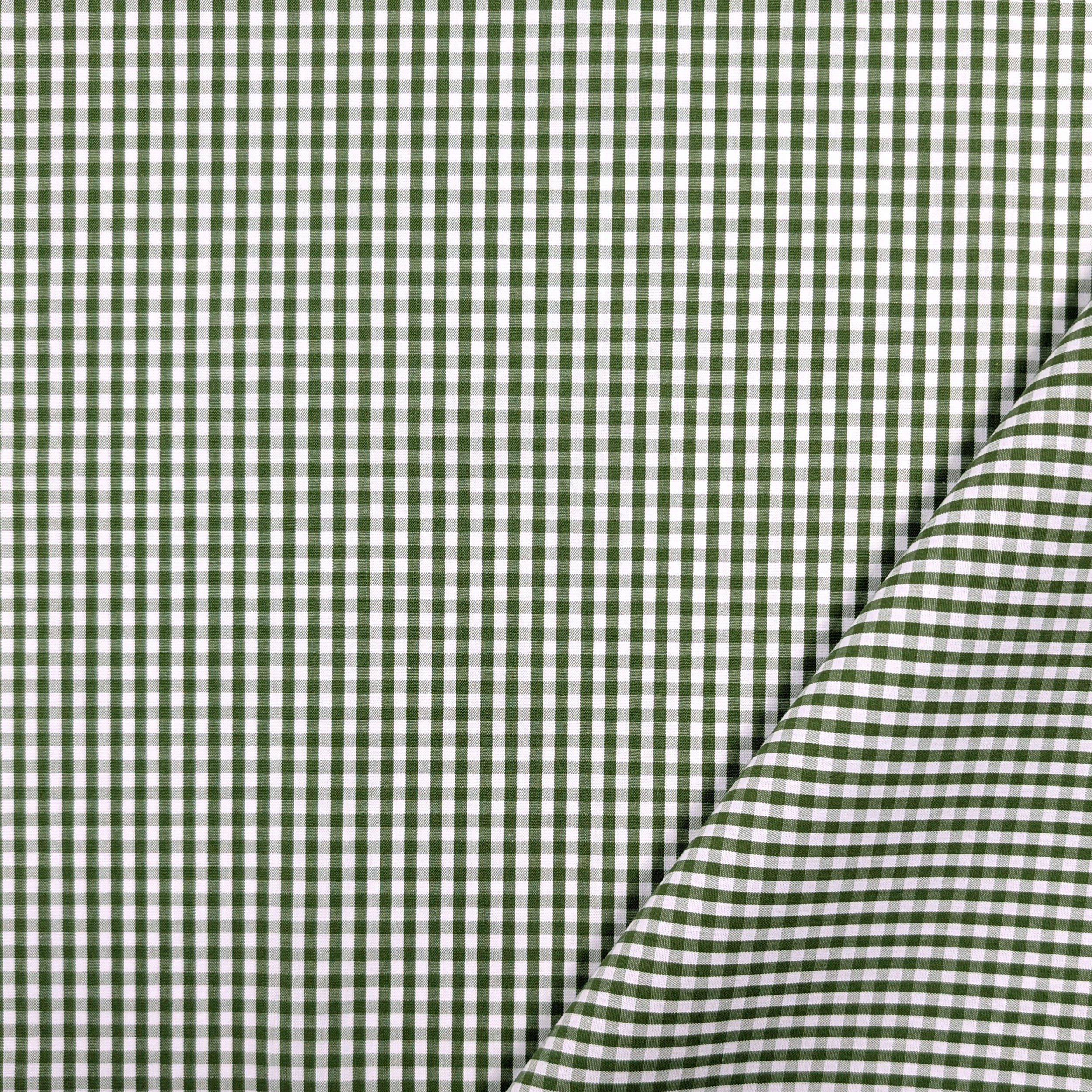 Quadrettini Cotton for Shirts Green Image