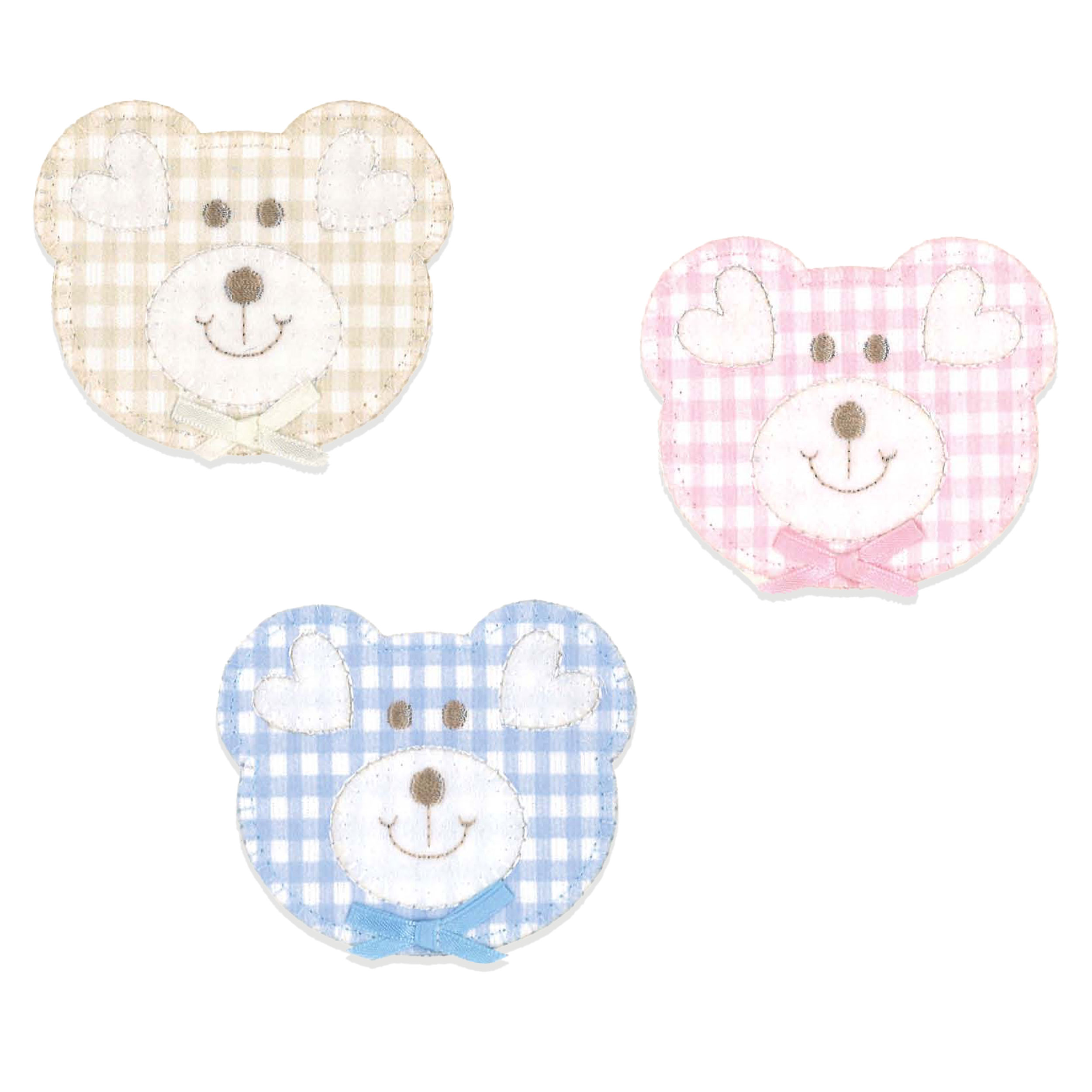 Thermoadhesive application Bear with bow Image