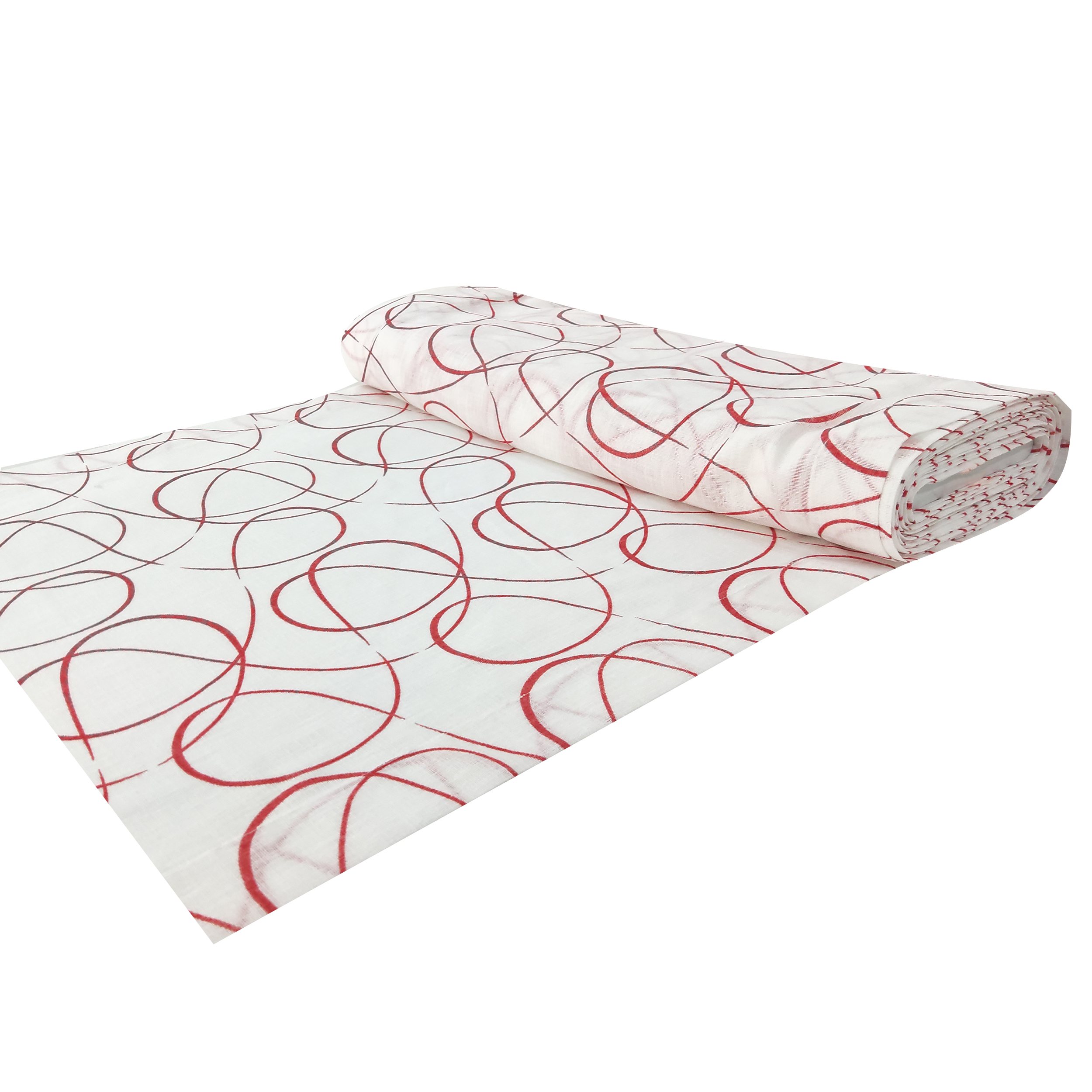 Tissu de rideau Liberty Red Circles