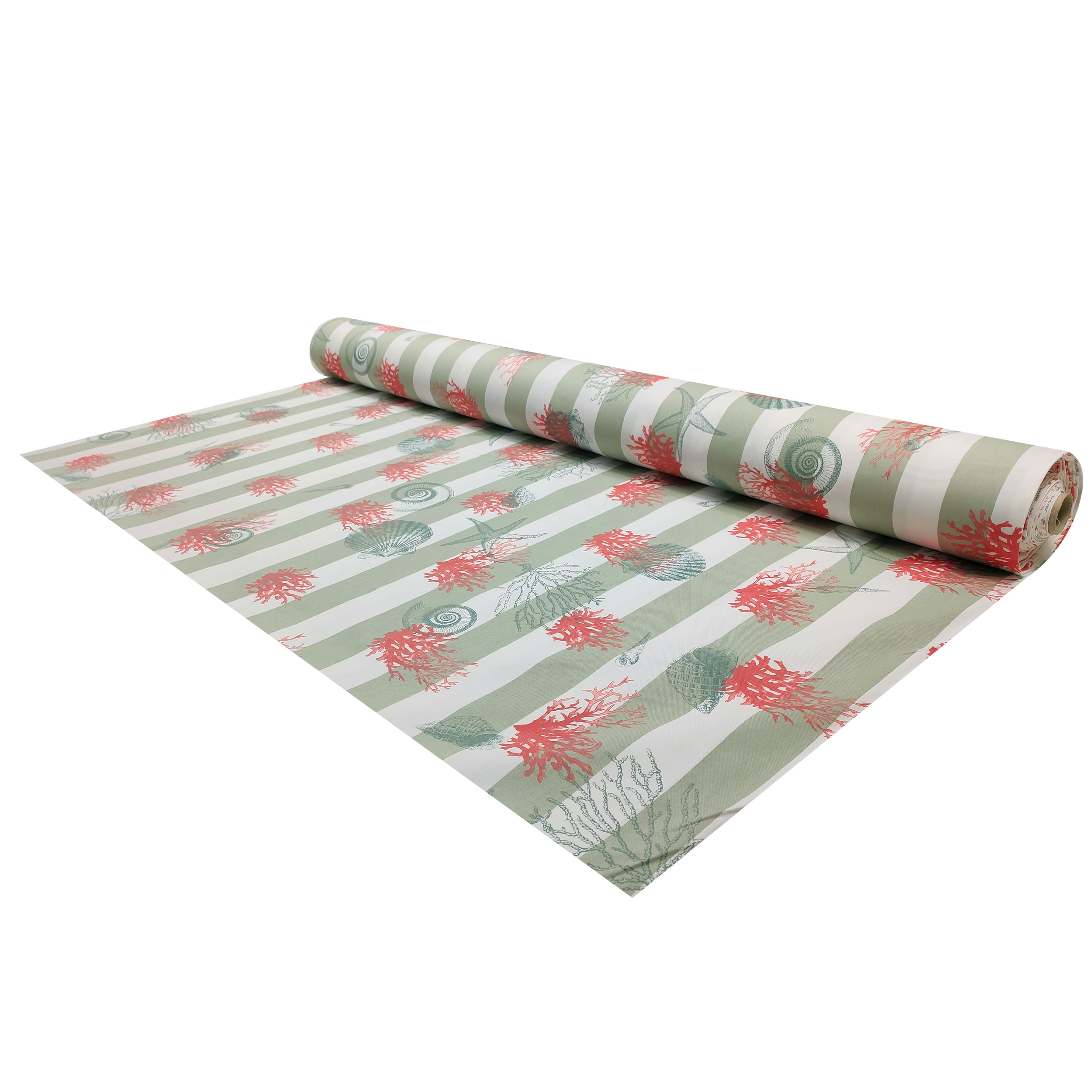 Furnishing Coastal Shells Cotton Panama 