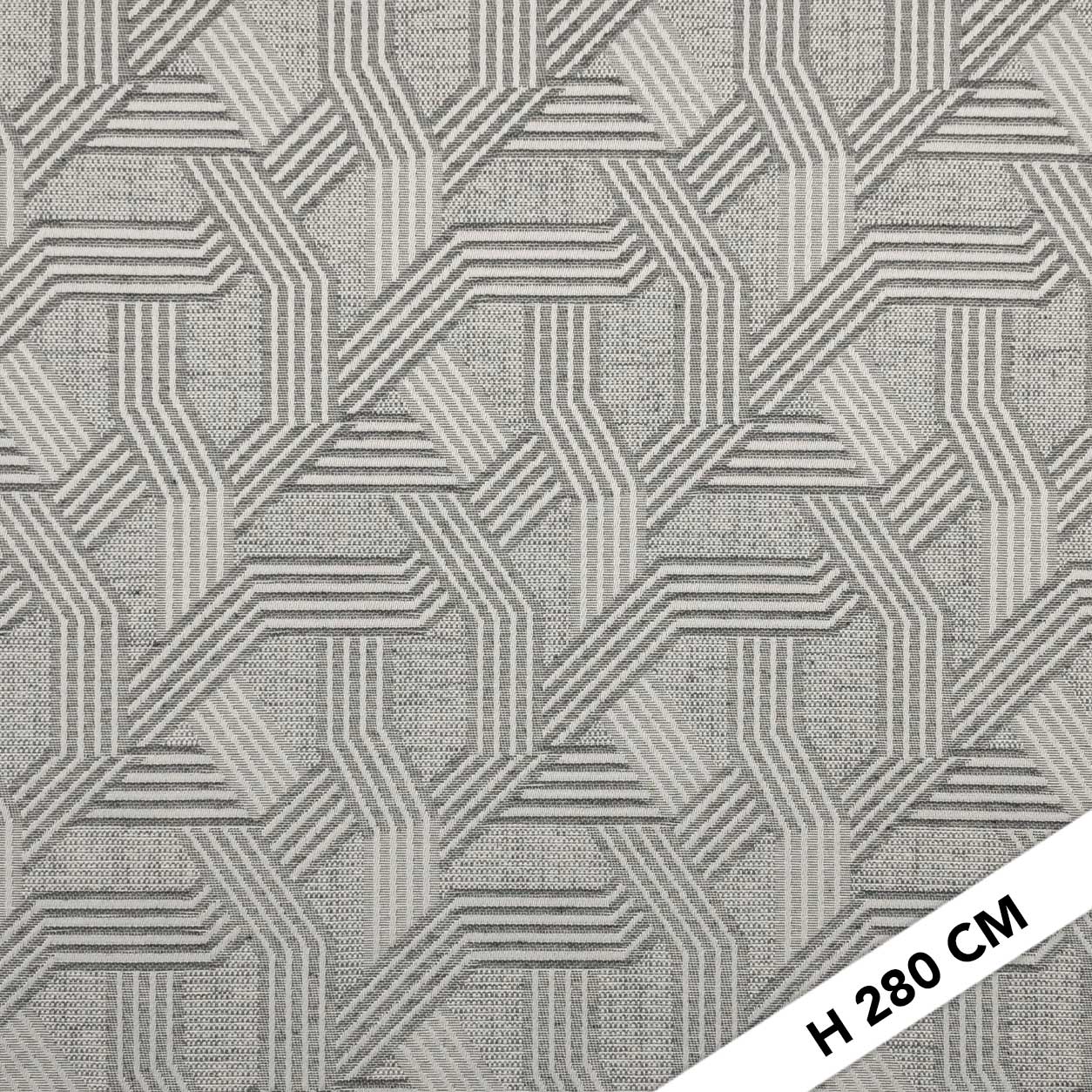 Tela Jacquard Geometry Toni Gris Image