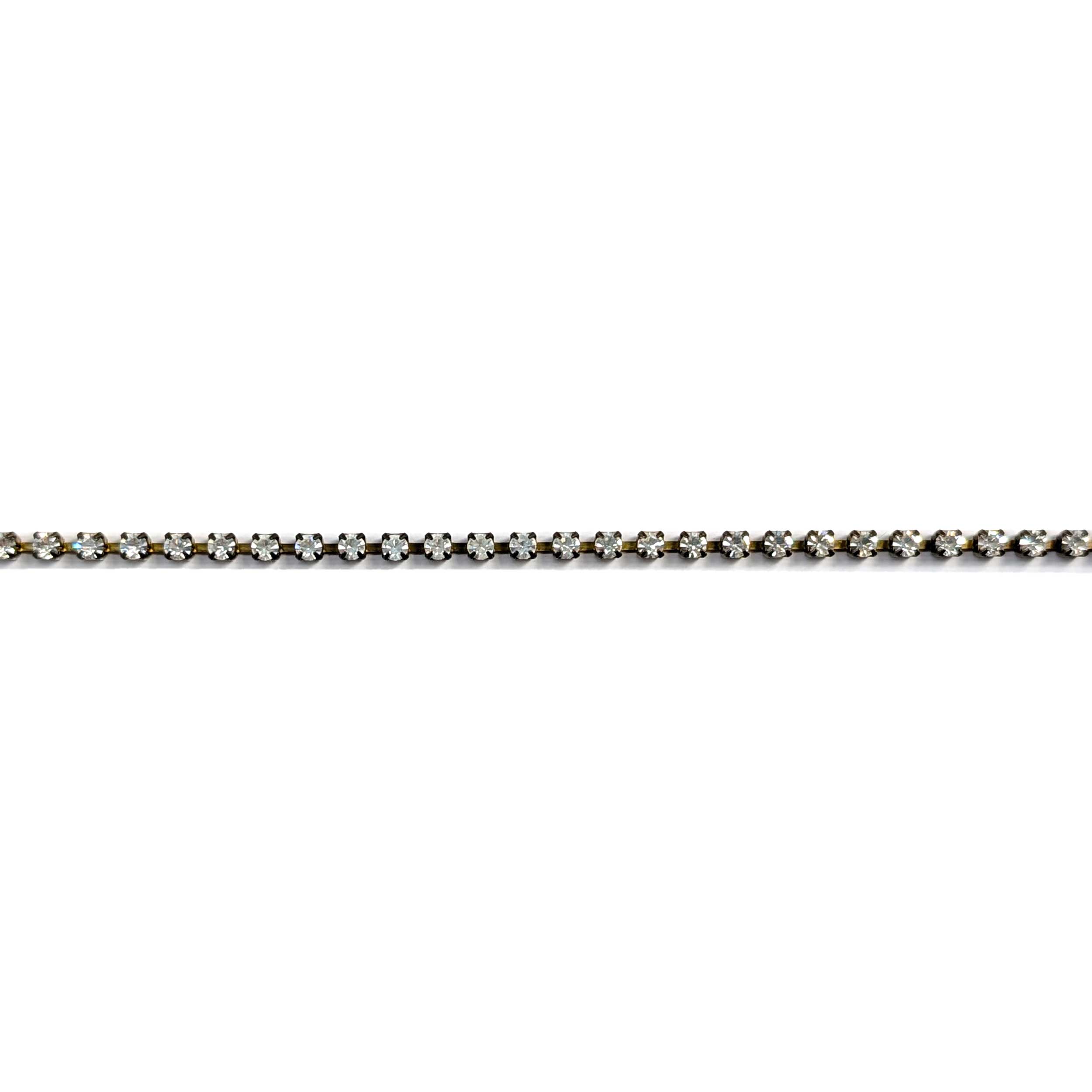Cadena dorada con brillantes Image