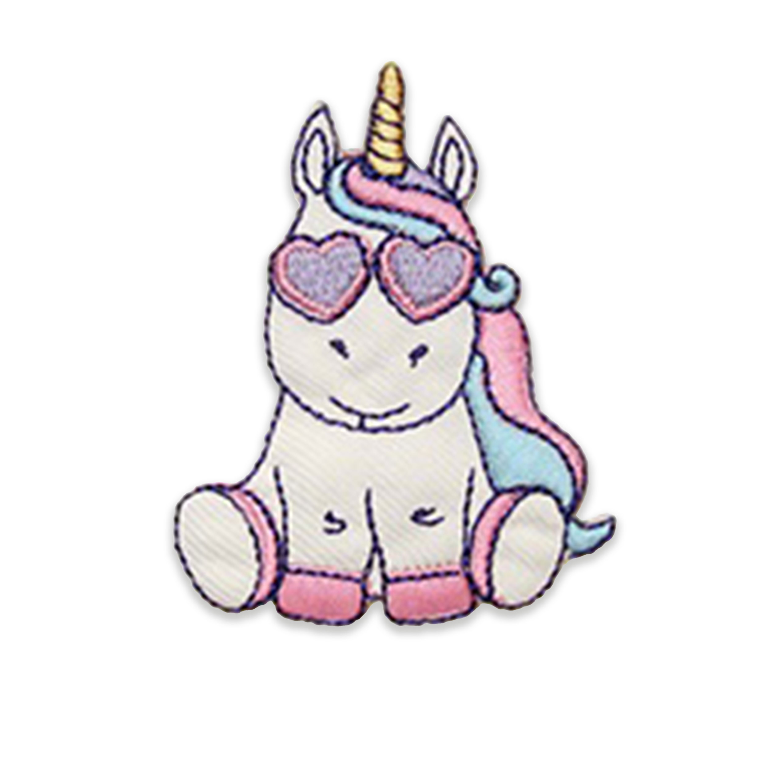 Thermokleber-Anwendung Unicorn Love Image