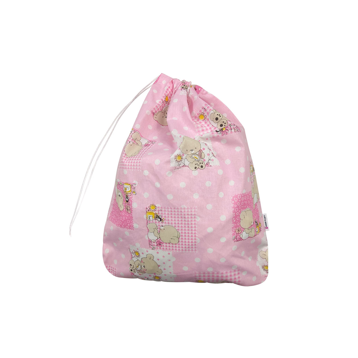 Sac à langer Oursons et abeilles roses Jardin d'enfants