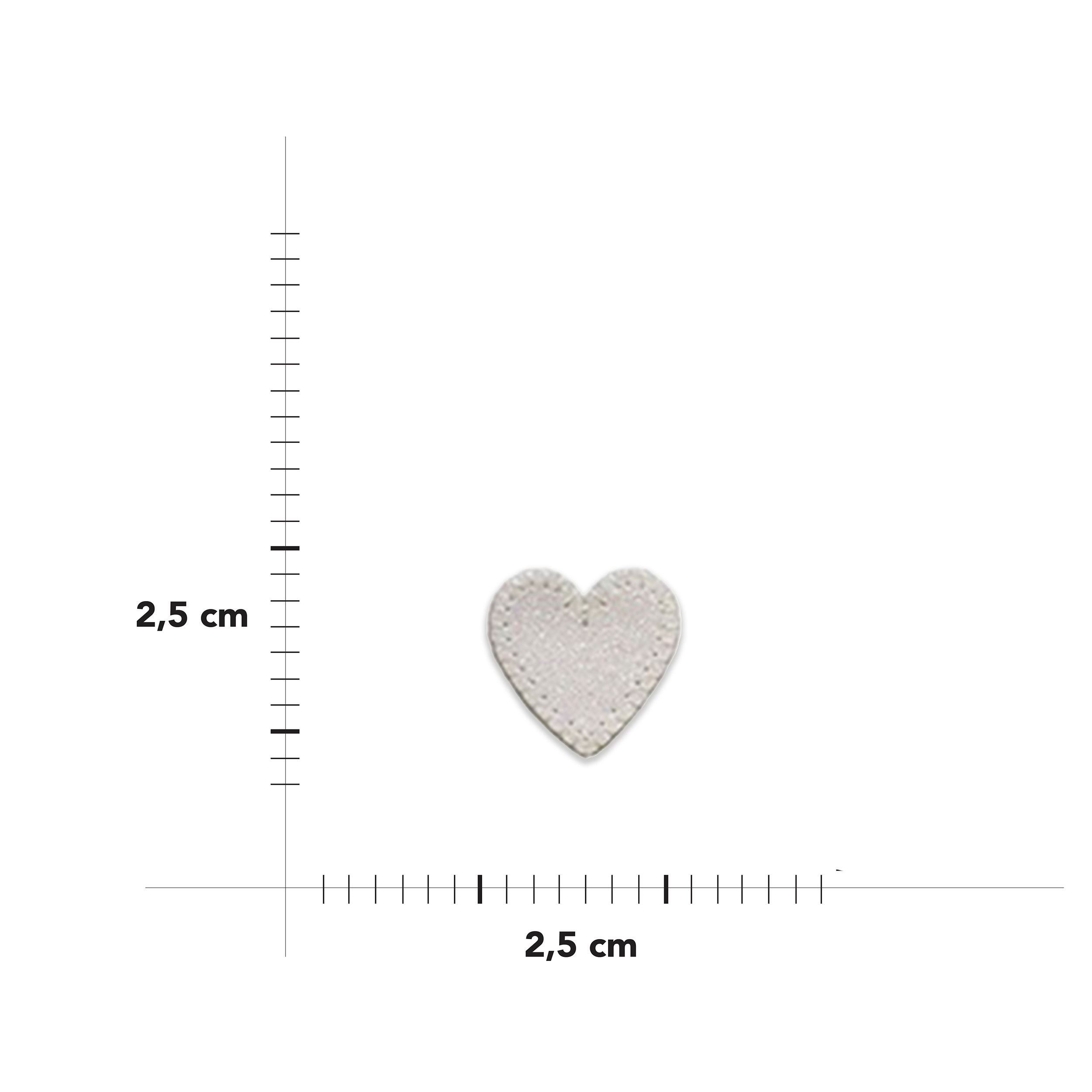 Thermoadhesive application Glitter Heart Image