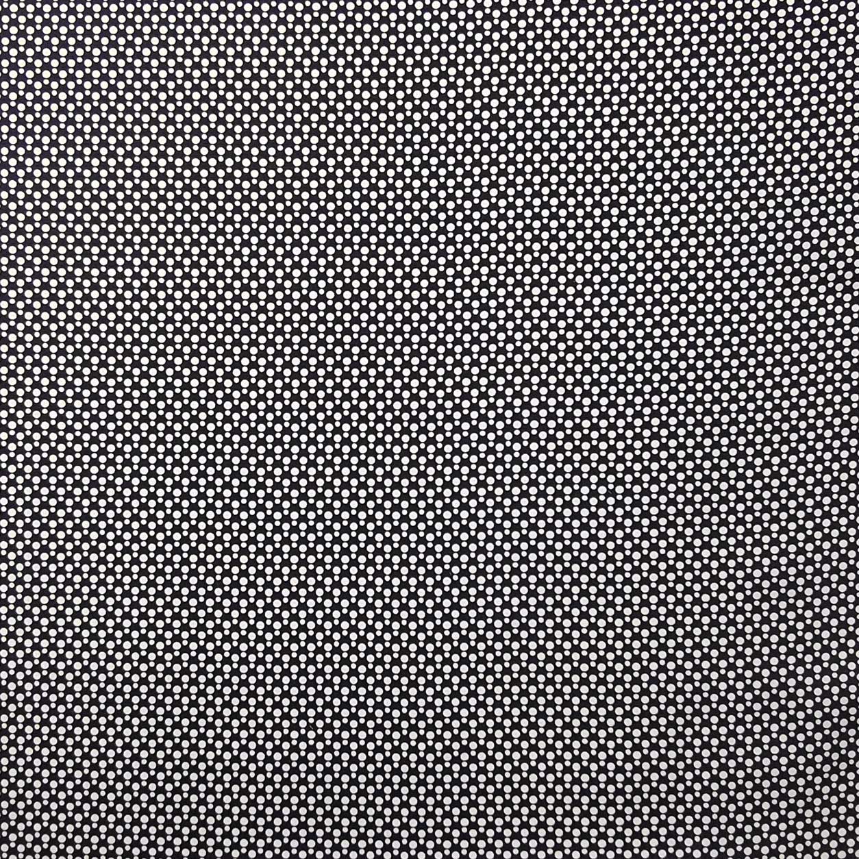 Tissu de coton à motifs Irregular White Polka Dots Blue Background Image