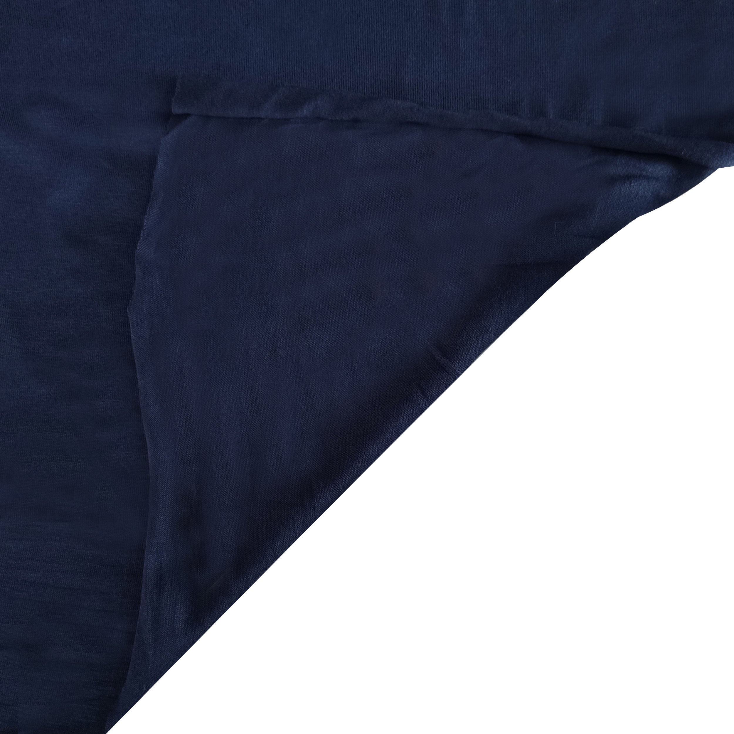Dark Blue Plain-Coloured Viscose Jersey Remnant, 130x155 cm Image