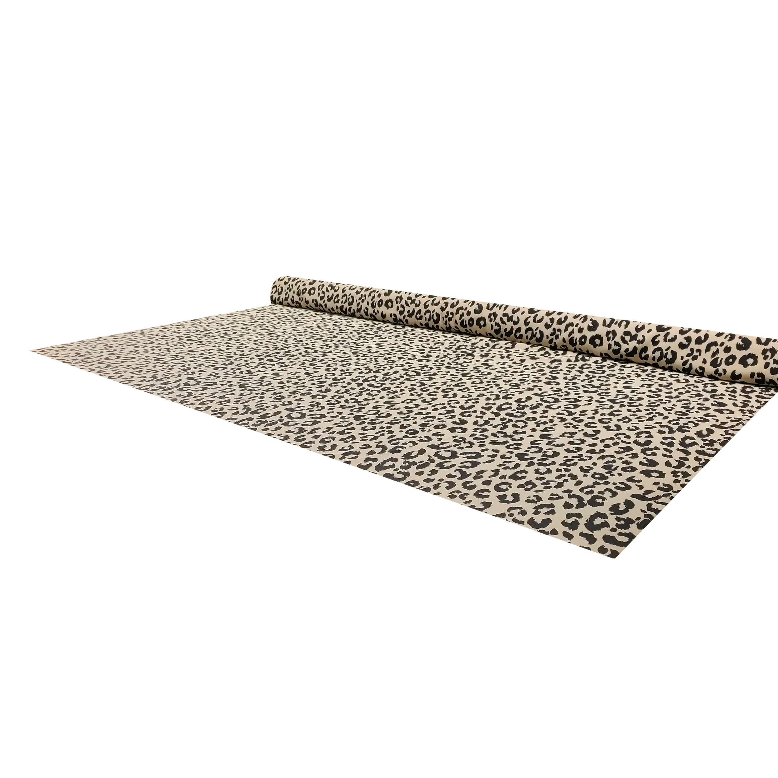 Tissu en sergé léopard Fond beige