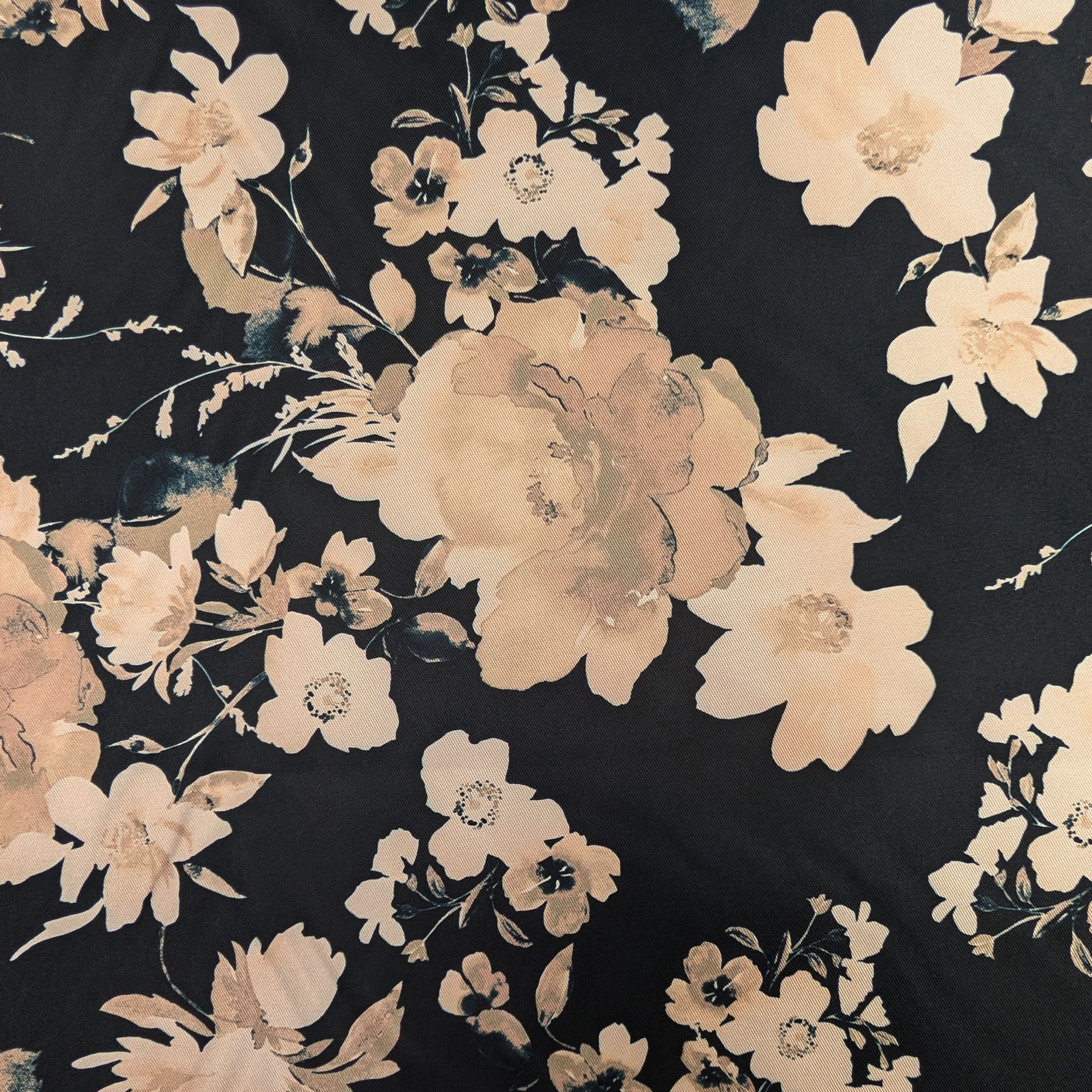 Mikado Italian High Fashion Pink Flowers Image