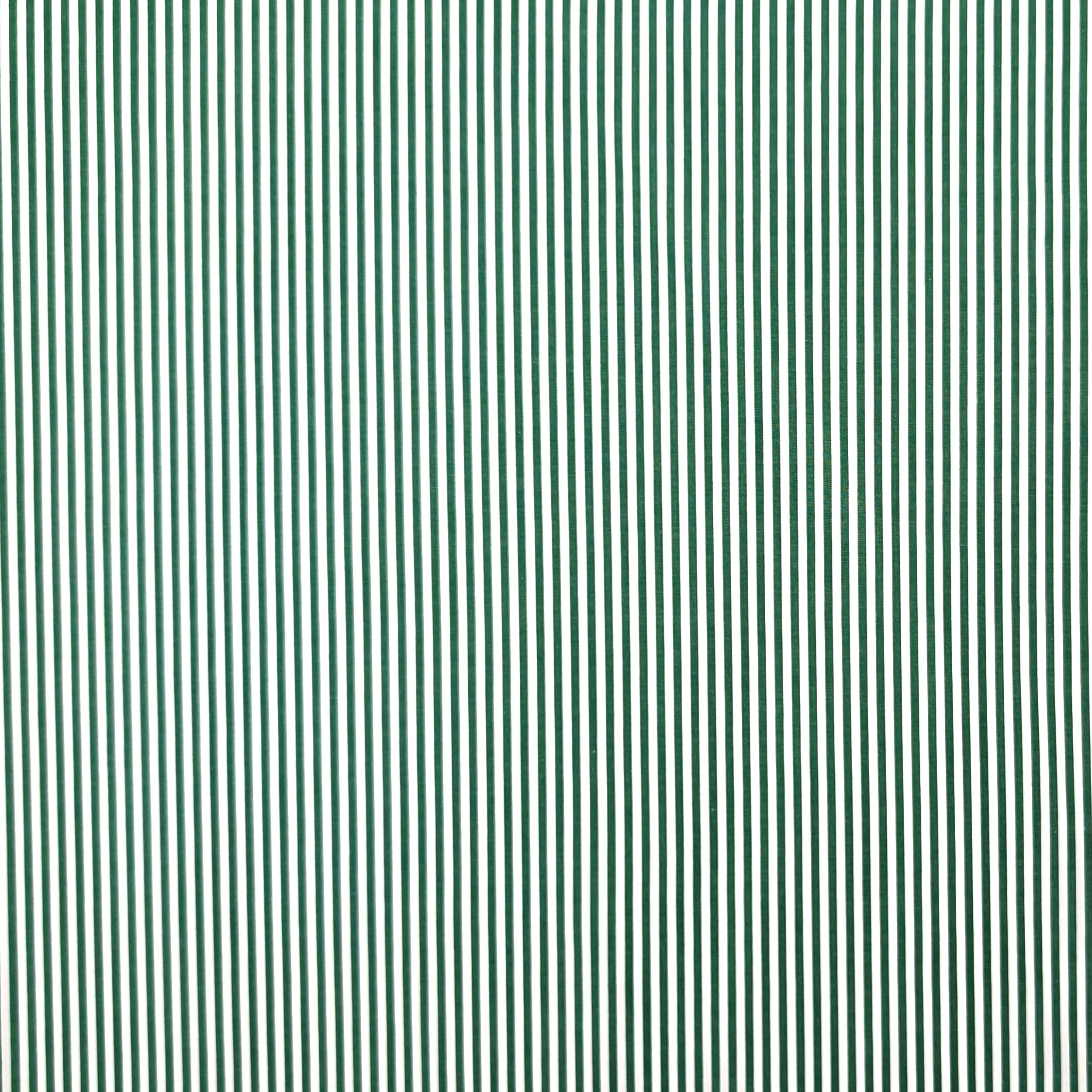 Cotton for Shirts Green Stripes Image