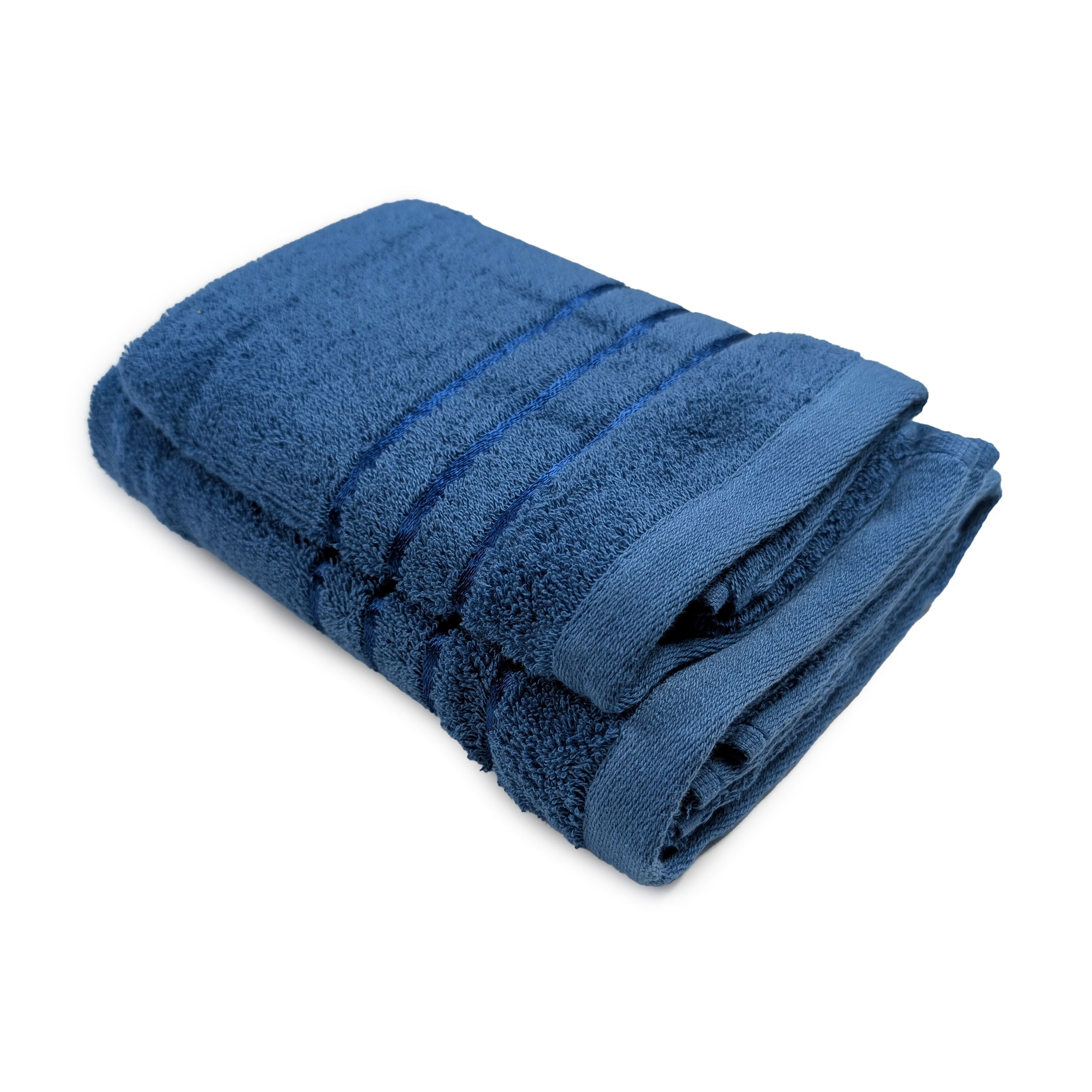 Blue Bath, Face and Guest Towel Set Image