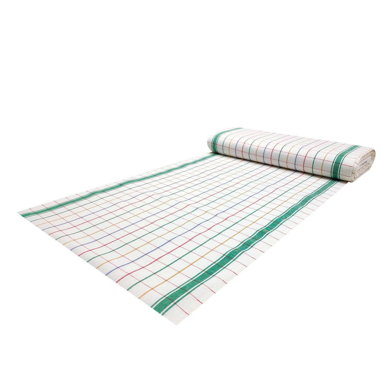 Cotton Double Edge Green Stripes Kitchen Towel