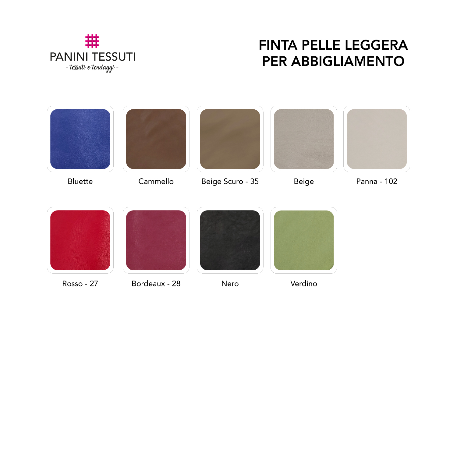 Lightweight Faux Leather for Clothing Image