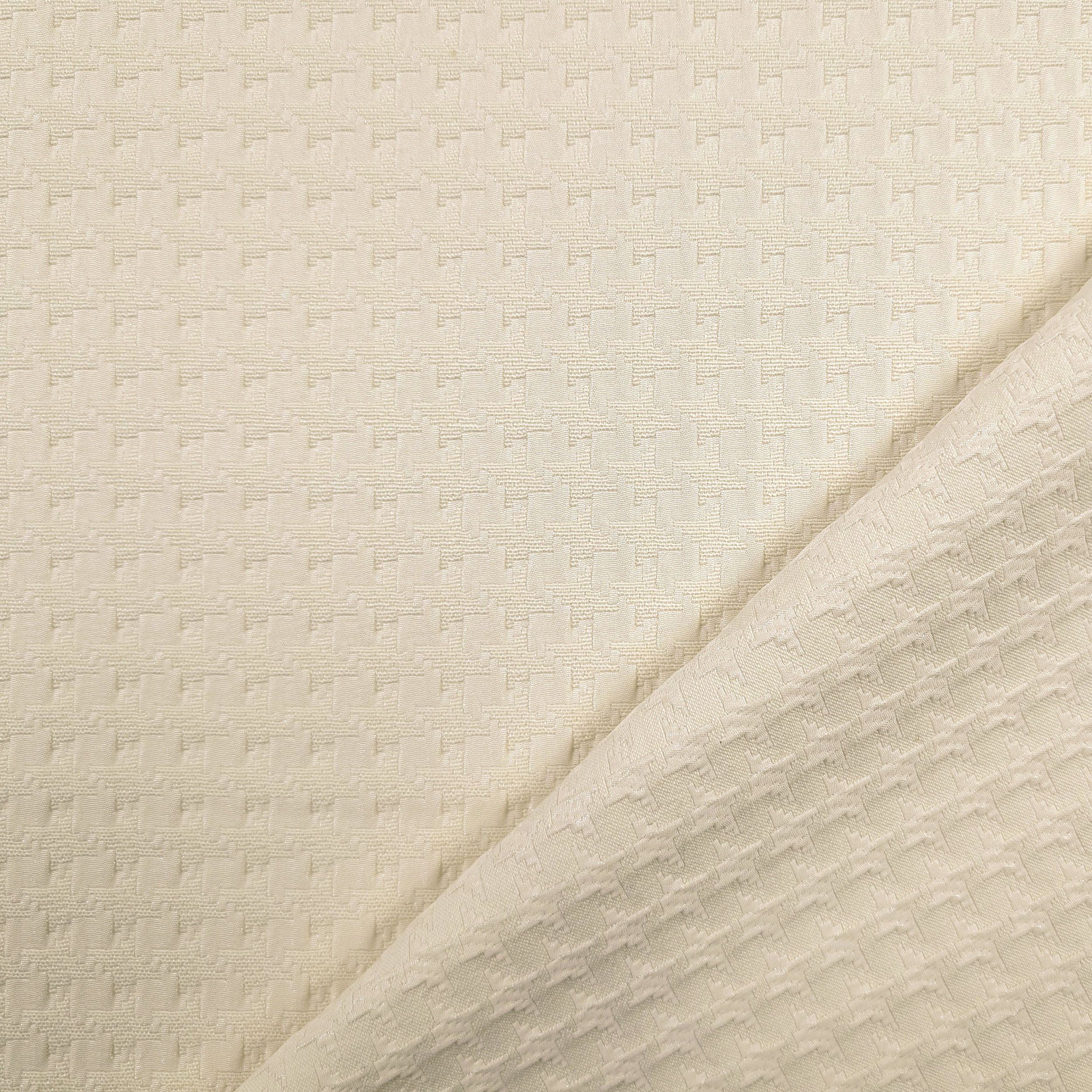 Houndstooth Jacquard Cream Image