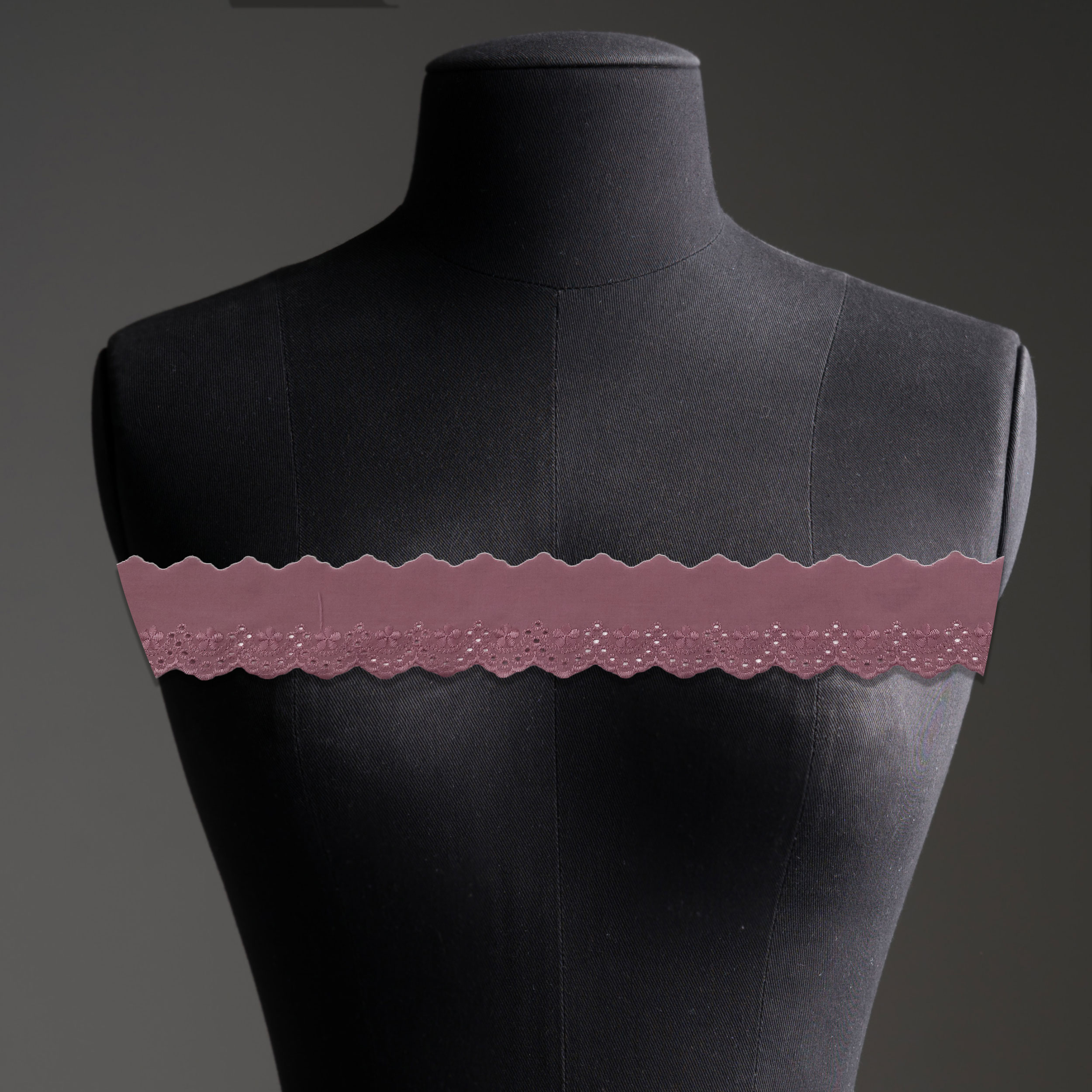 Sangallo border Prym Floral Pink