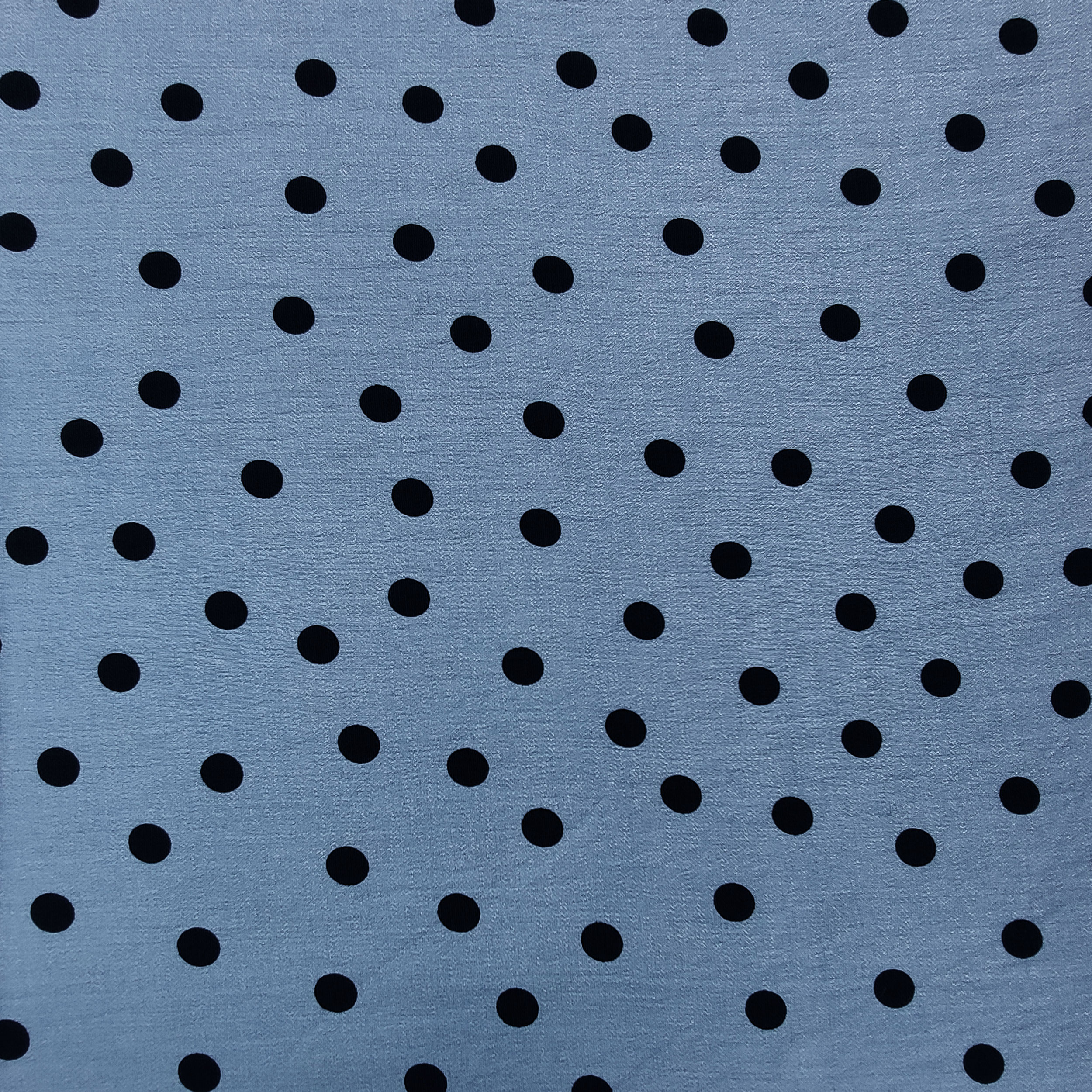 Dressmaking Viscose Crepe Polka Dot - Sky Blue 