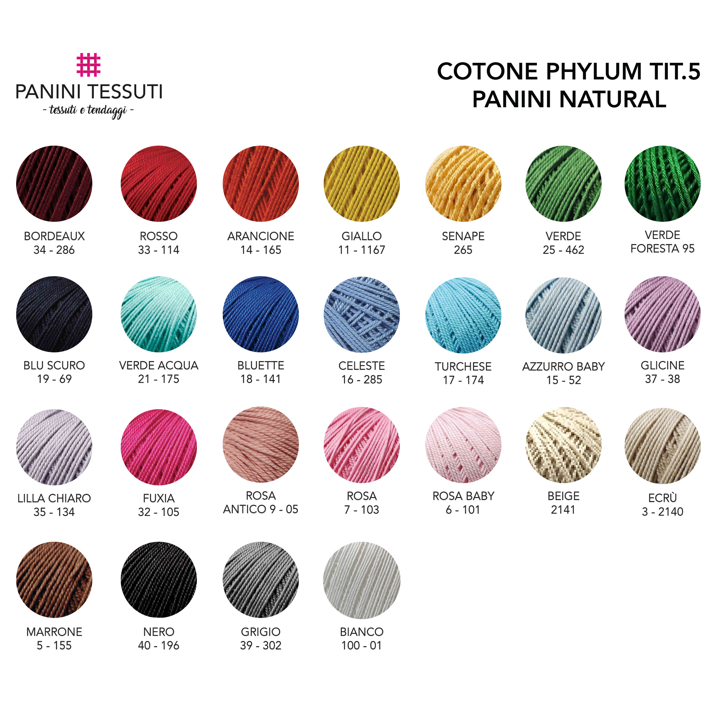  Coton Phylum Tit. 5 Panini Naturel