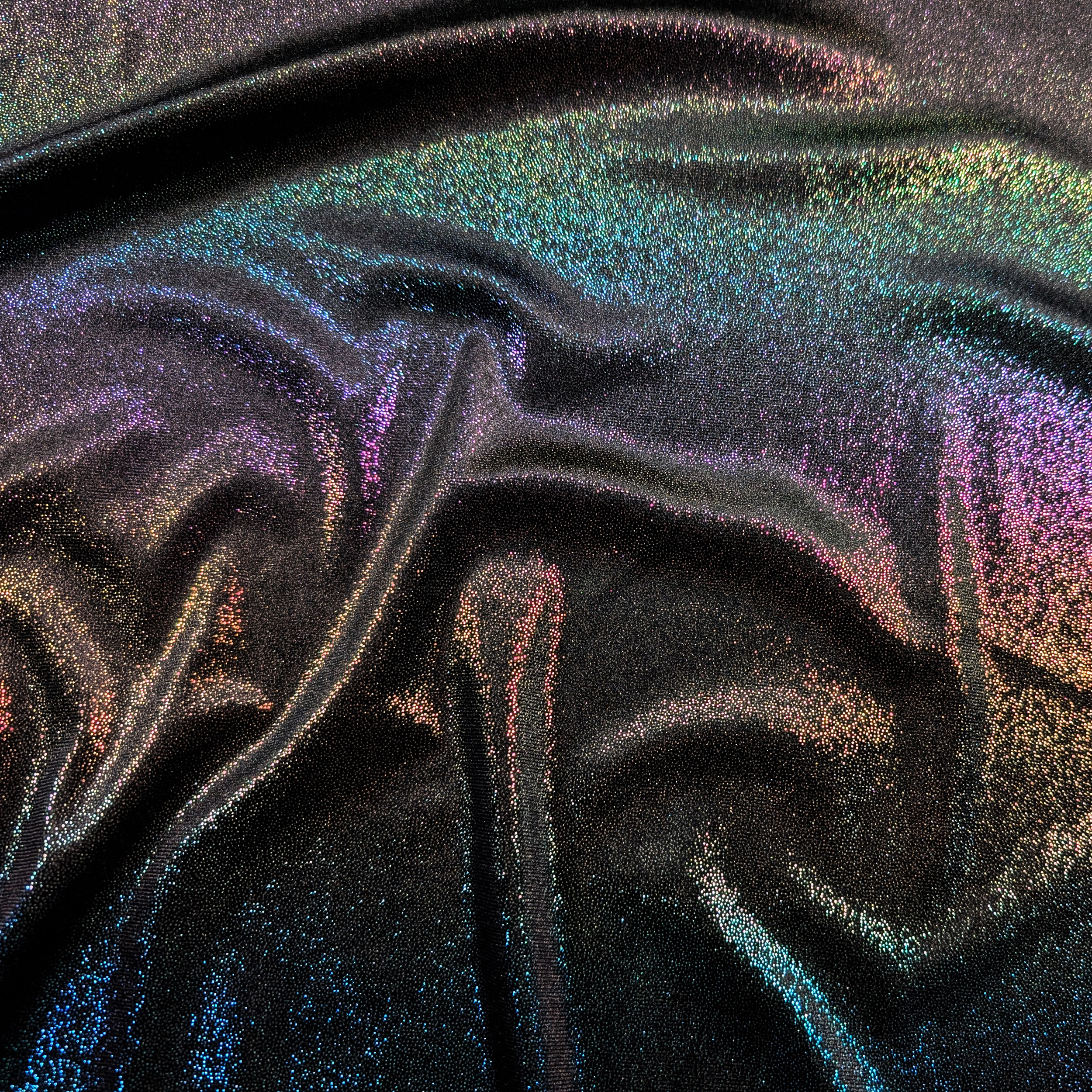 Multicolour Shaded Glitter Velour Image