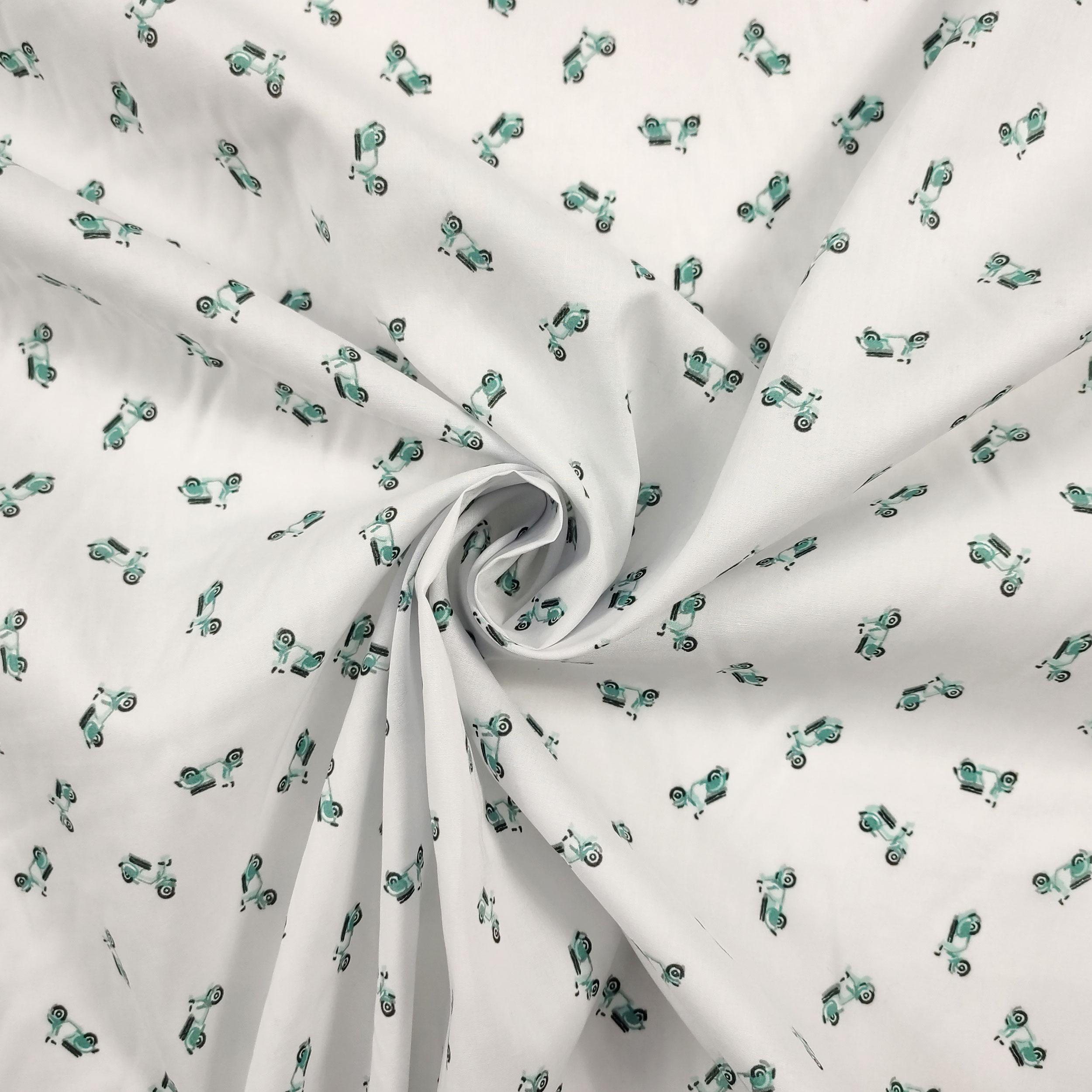 Cotton Camiceria Vespine Verdi