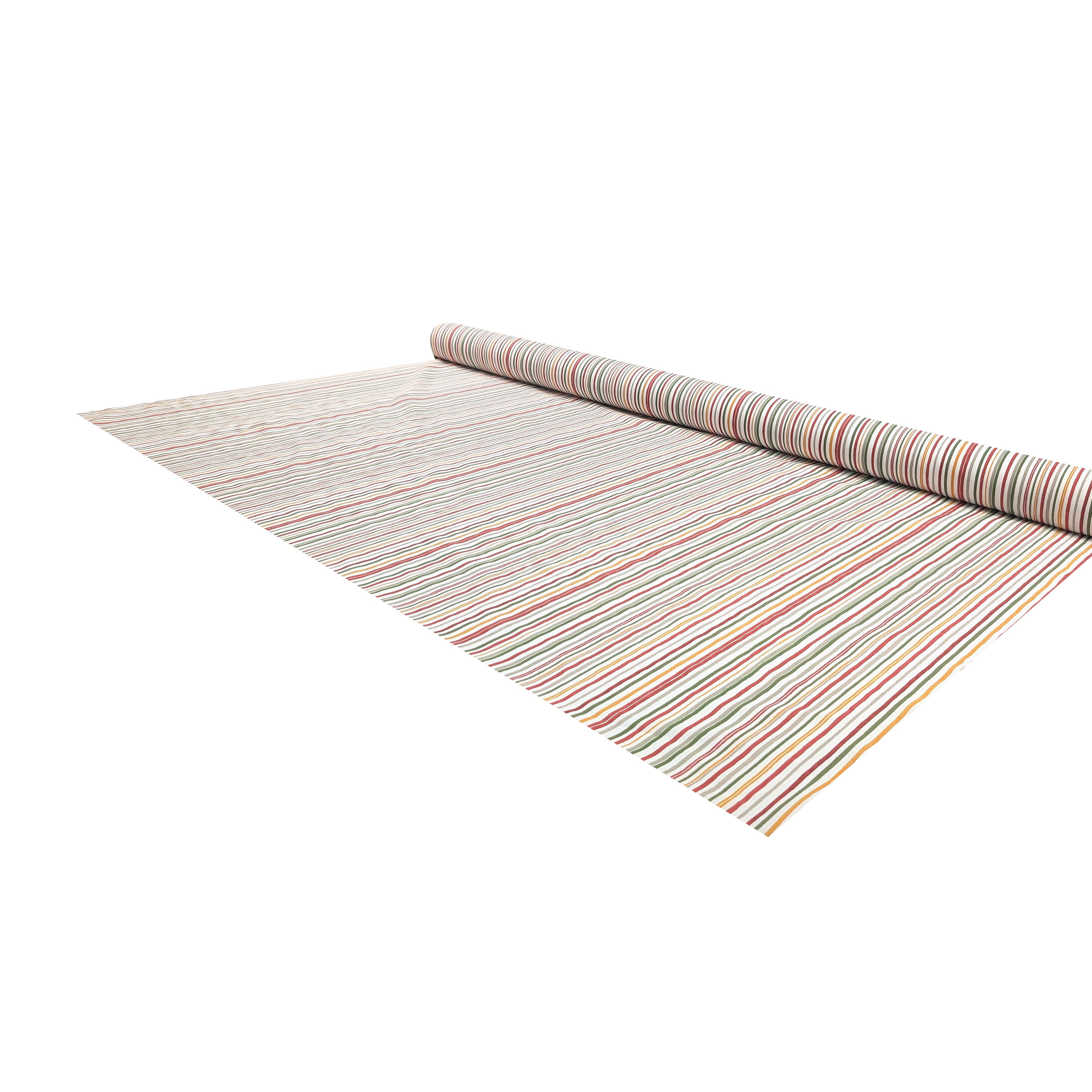 Multicoloured Vertical Stripes Percale Cotton Image