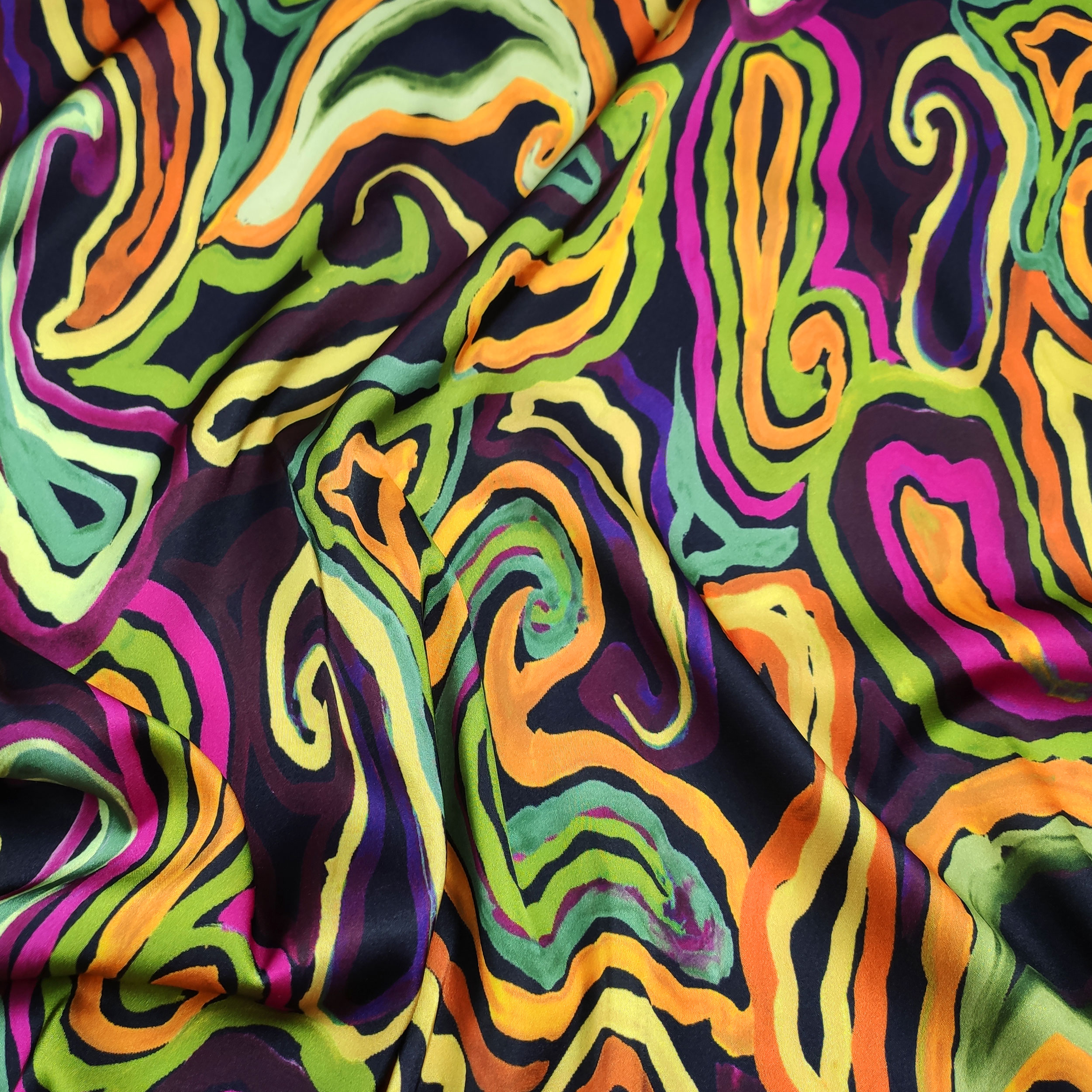 Set Satin High Fashion Fantasy Multicolour