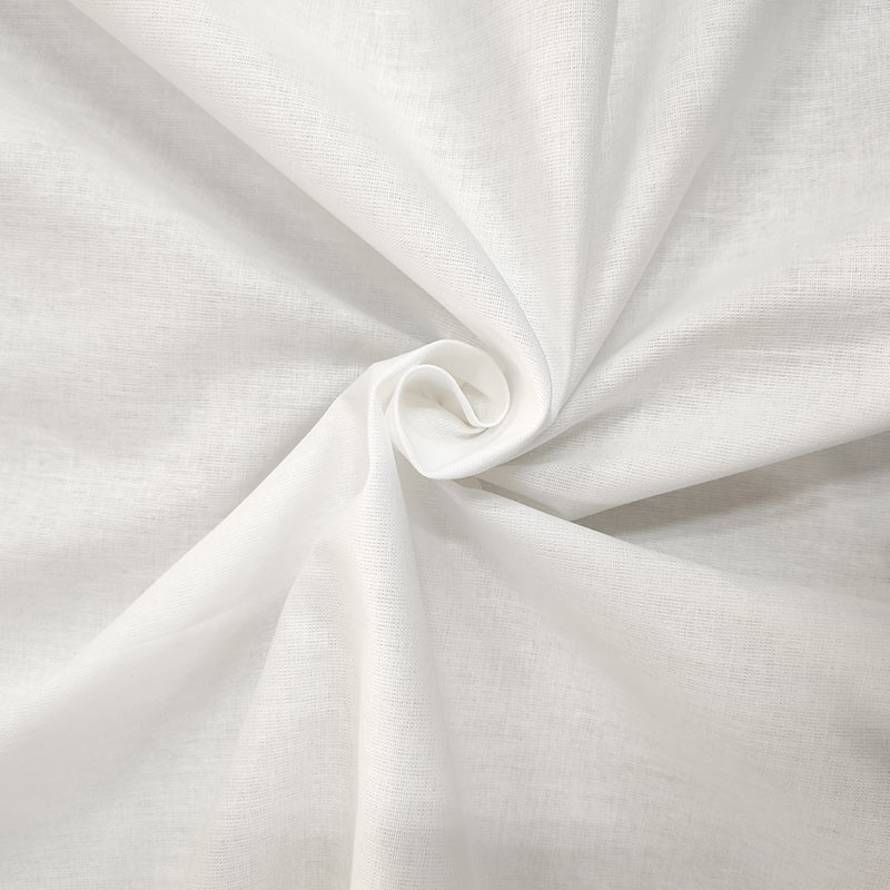 Tissu découpé 100% coton pour motifs blanc 150x150 cm Image