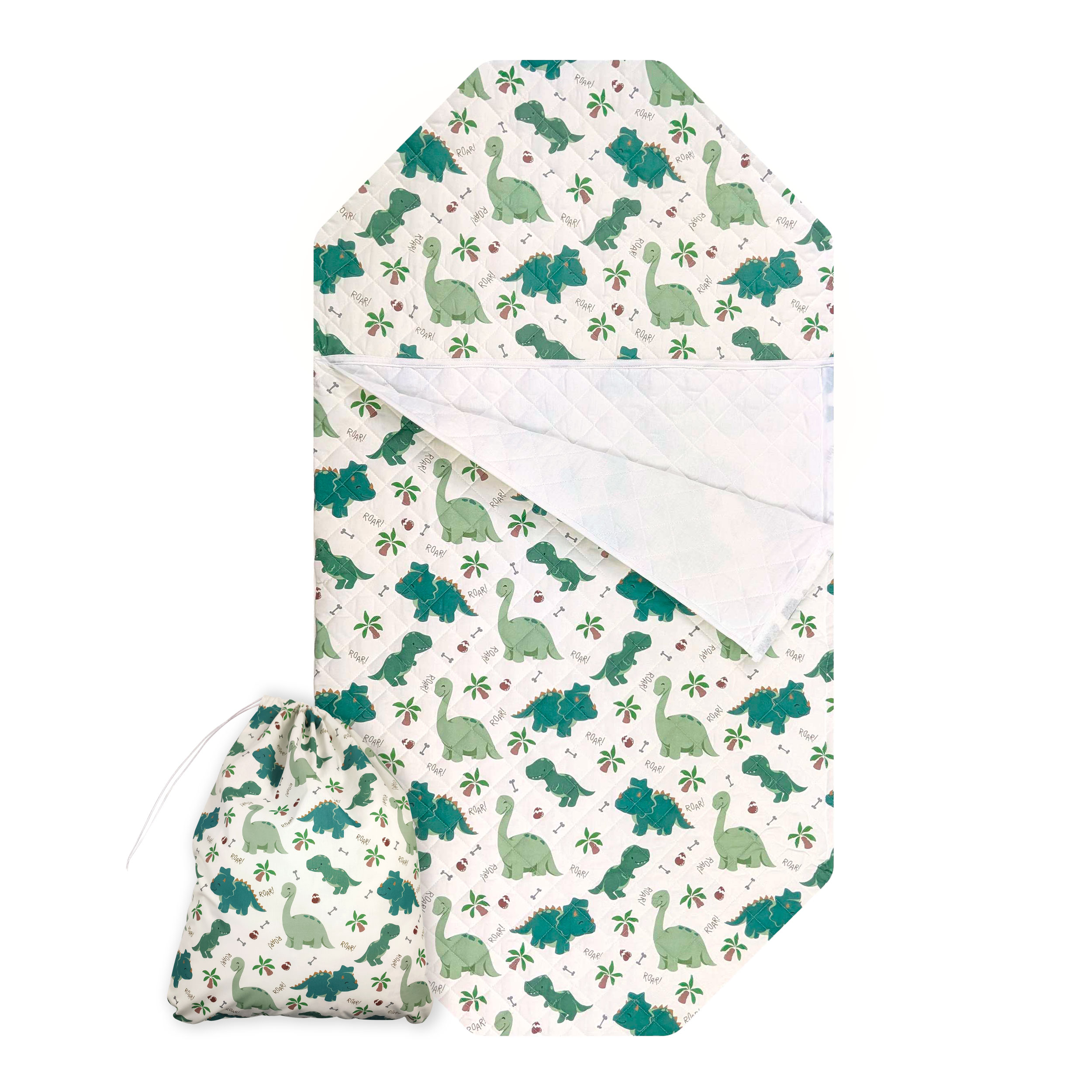 Shaped Sleeping Bag for Dinosaur Babies Image