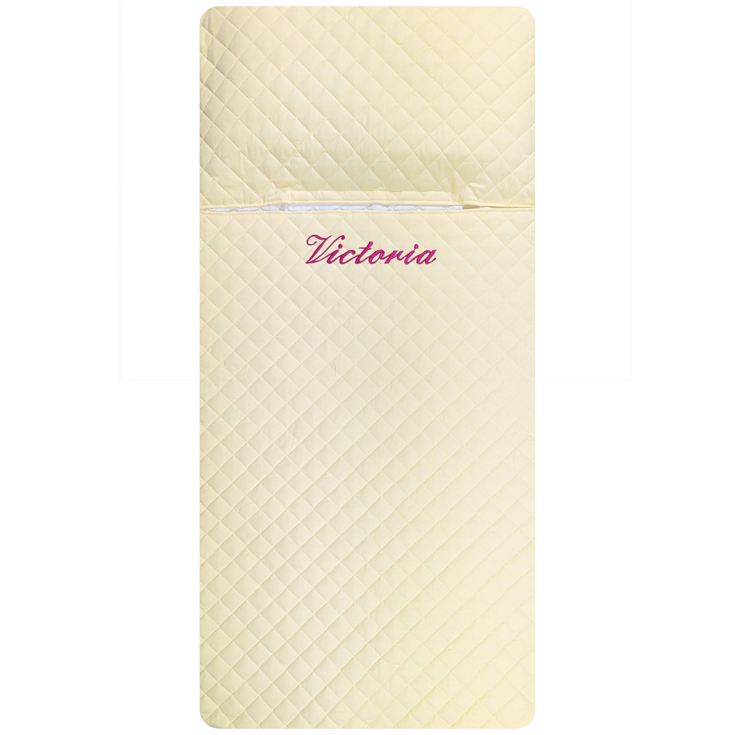 Solid Yellow Sleeping Bag Image