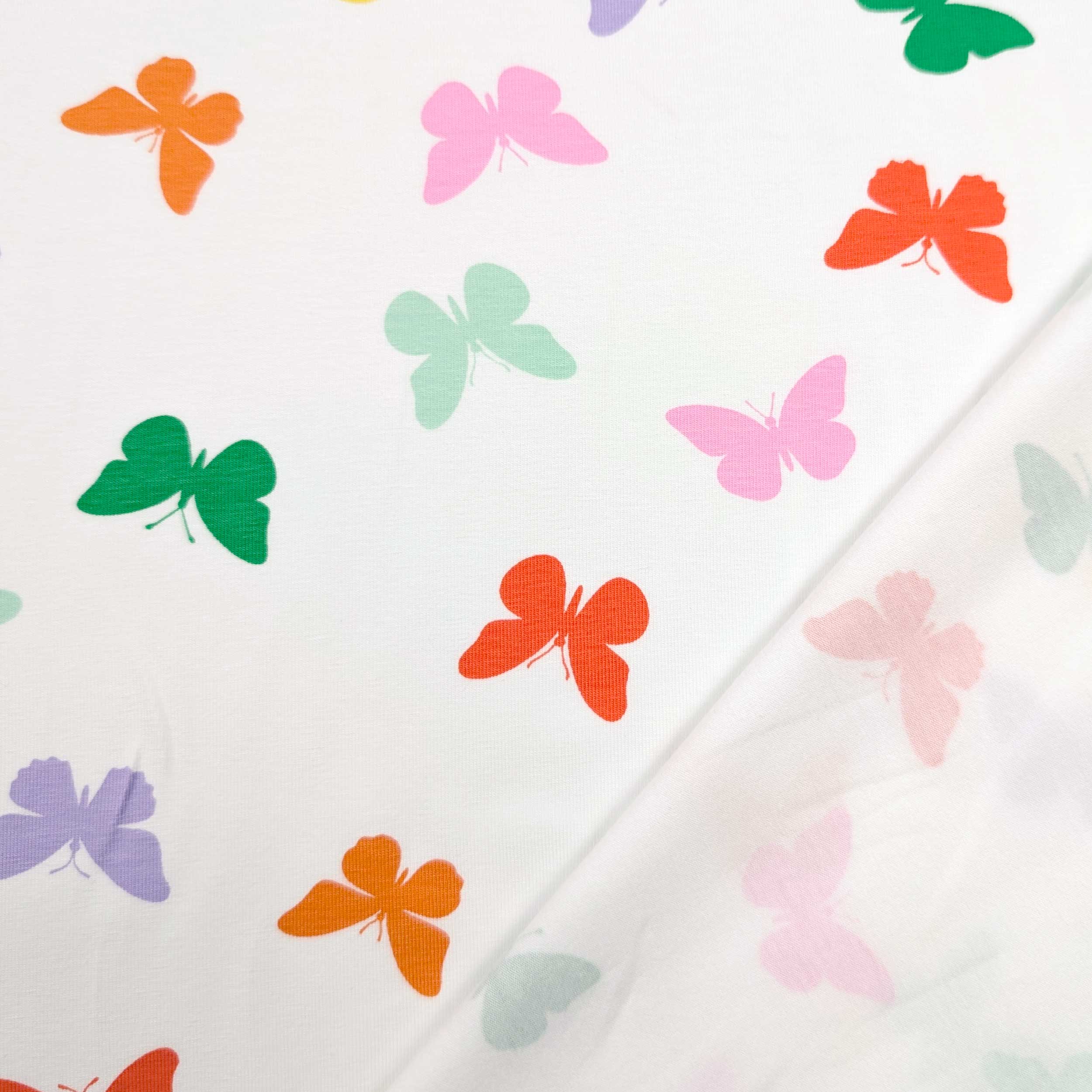 Colourful Butterfly Cotton Jersey Image