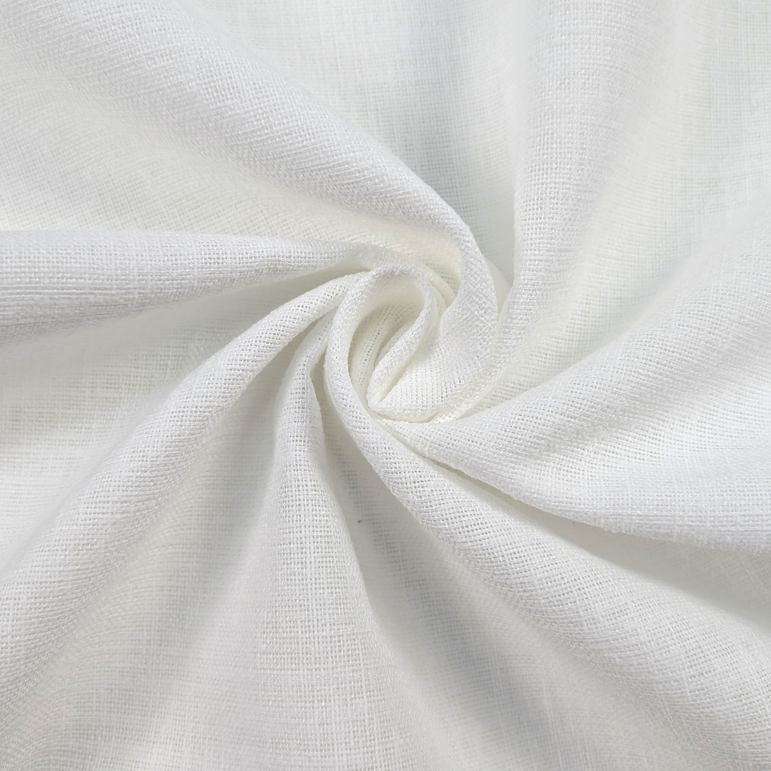 Linen Effect Curtain Fabric Image