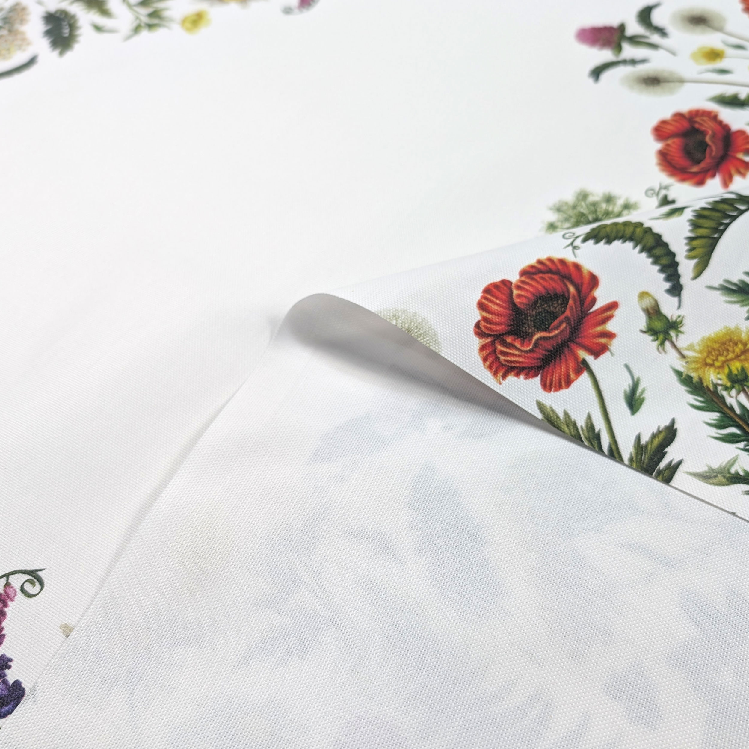 Fabric for Resin Tablecloth Floral Stretches Image