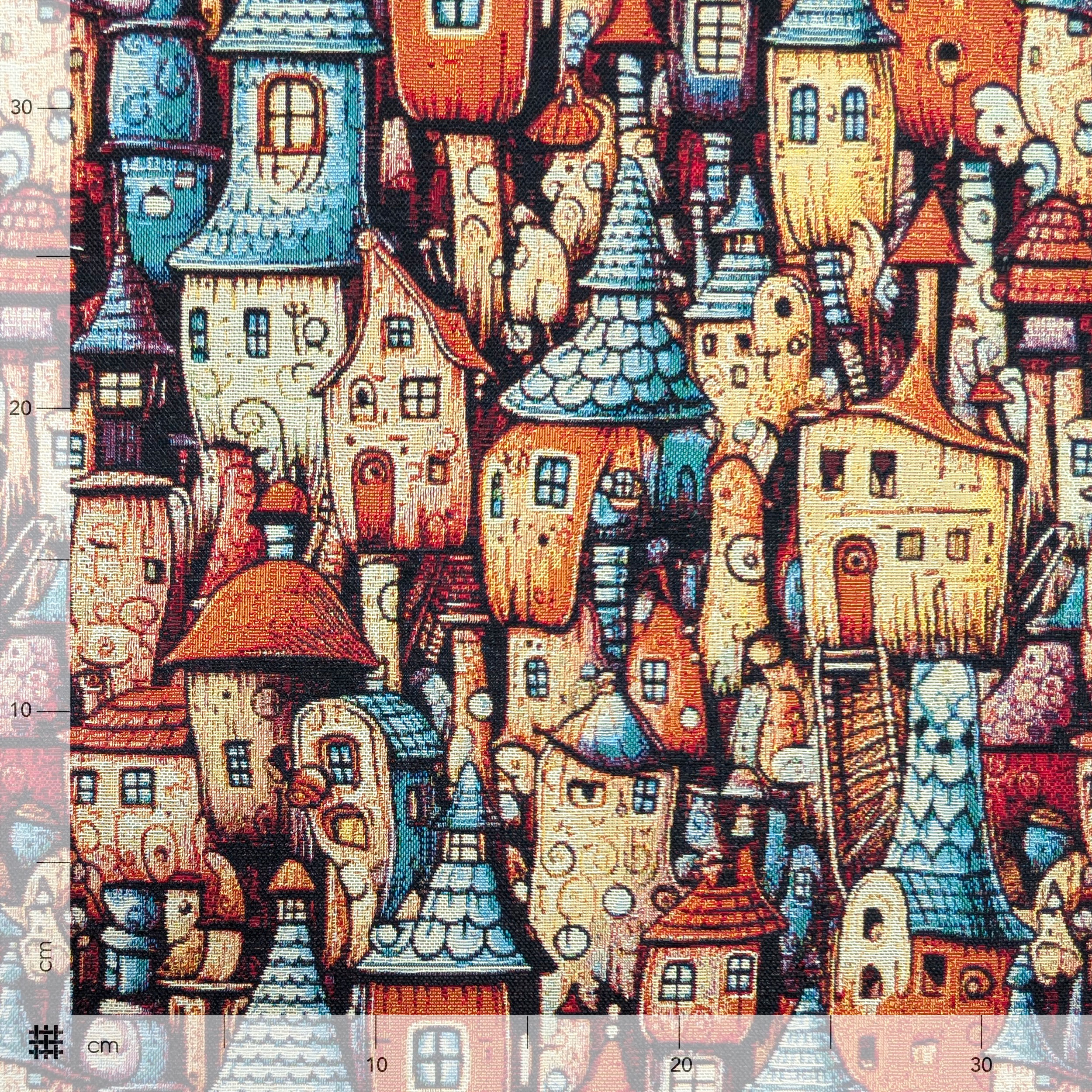 City of Fantasy Gobelin Fabric Image