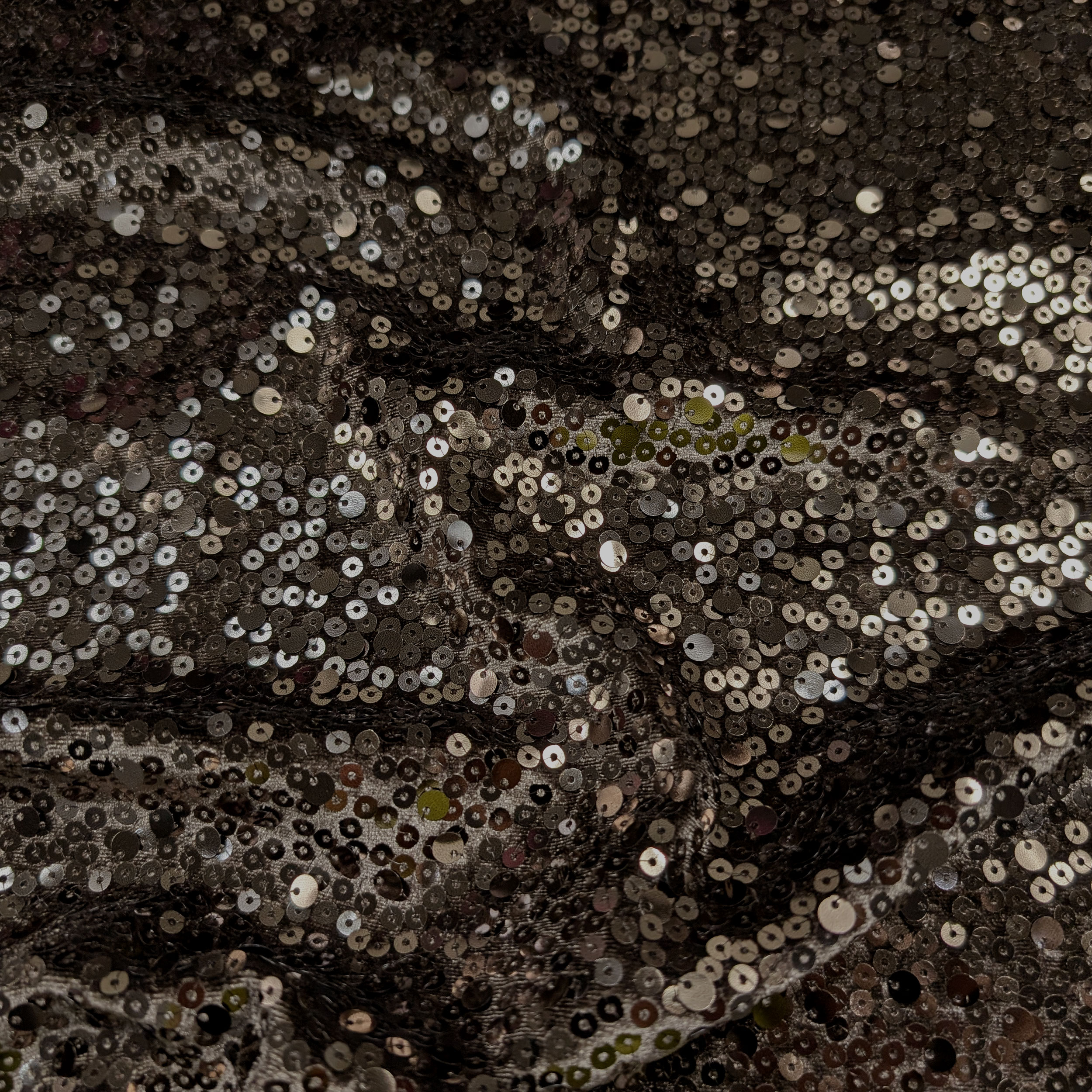 Brown Velveteen with Sequins Image