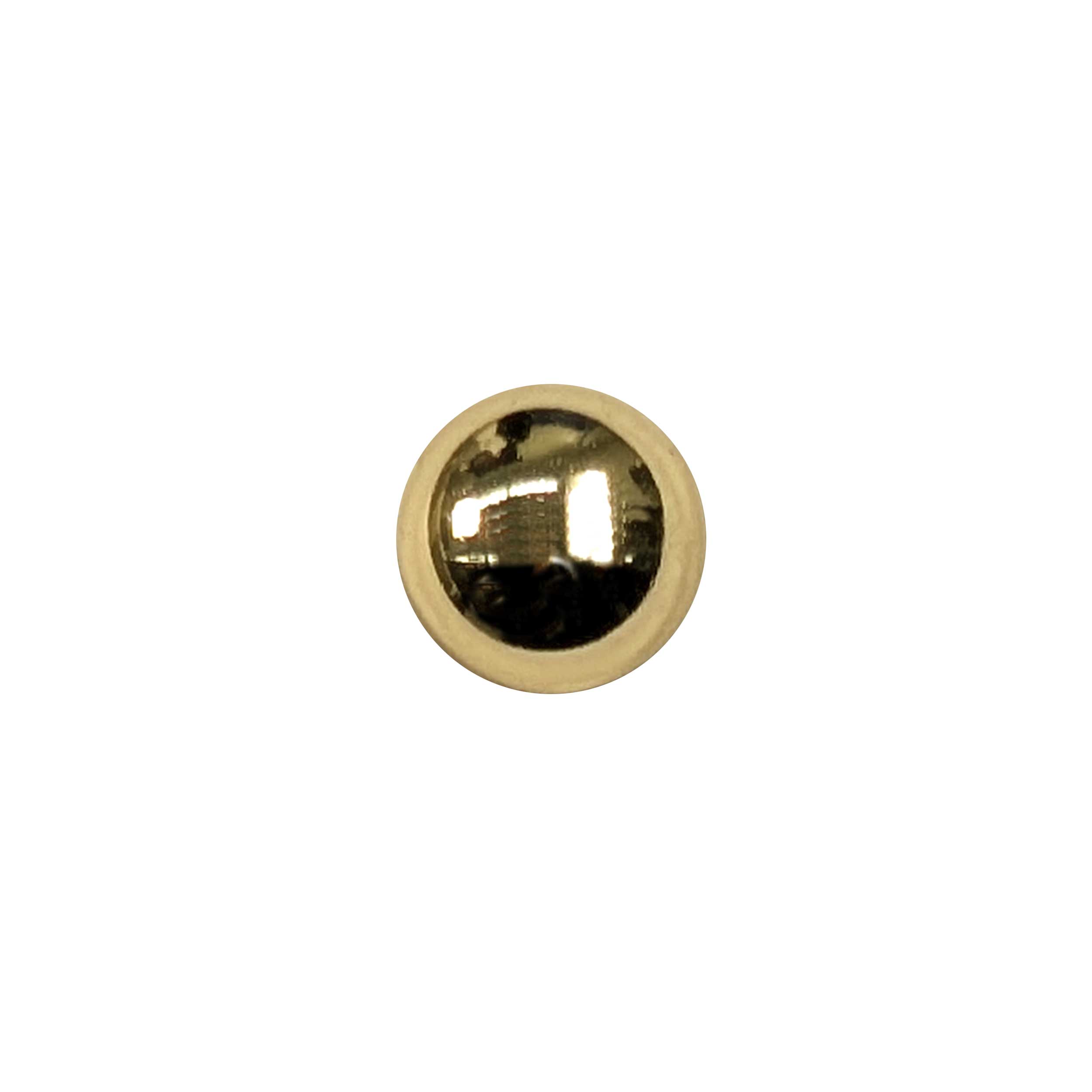 Gold Spherical Mirror Button Image