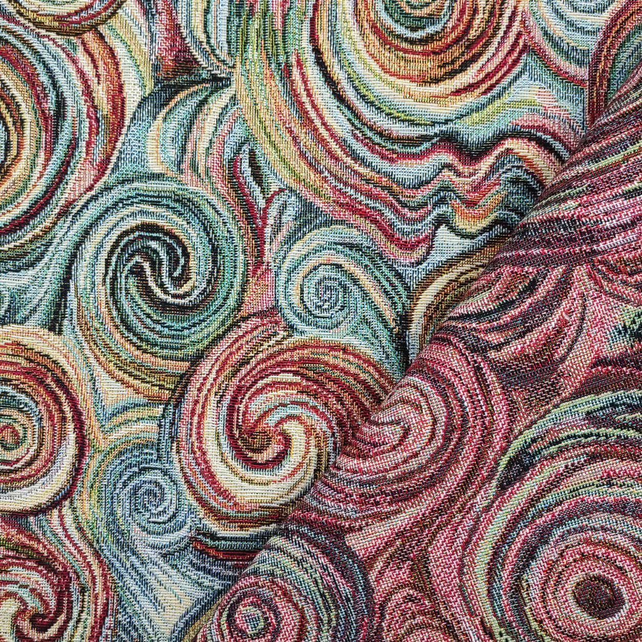 Tela Gobelin Espirales abstractas