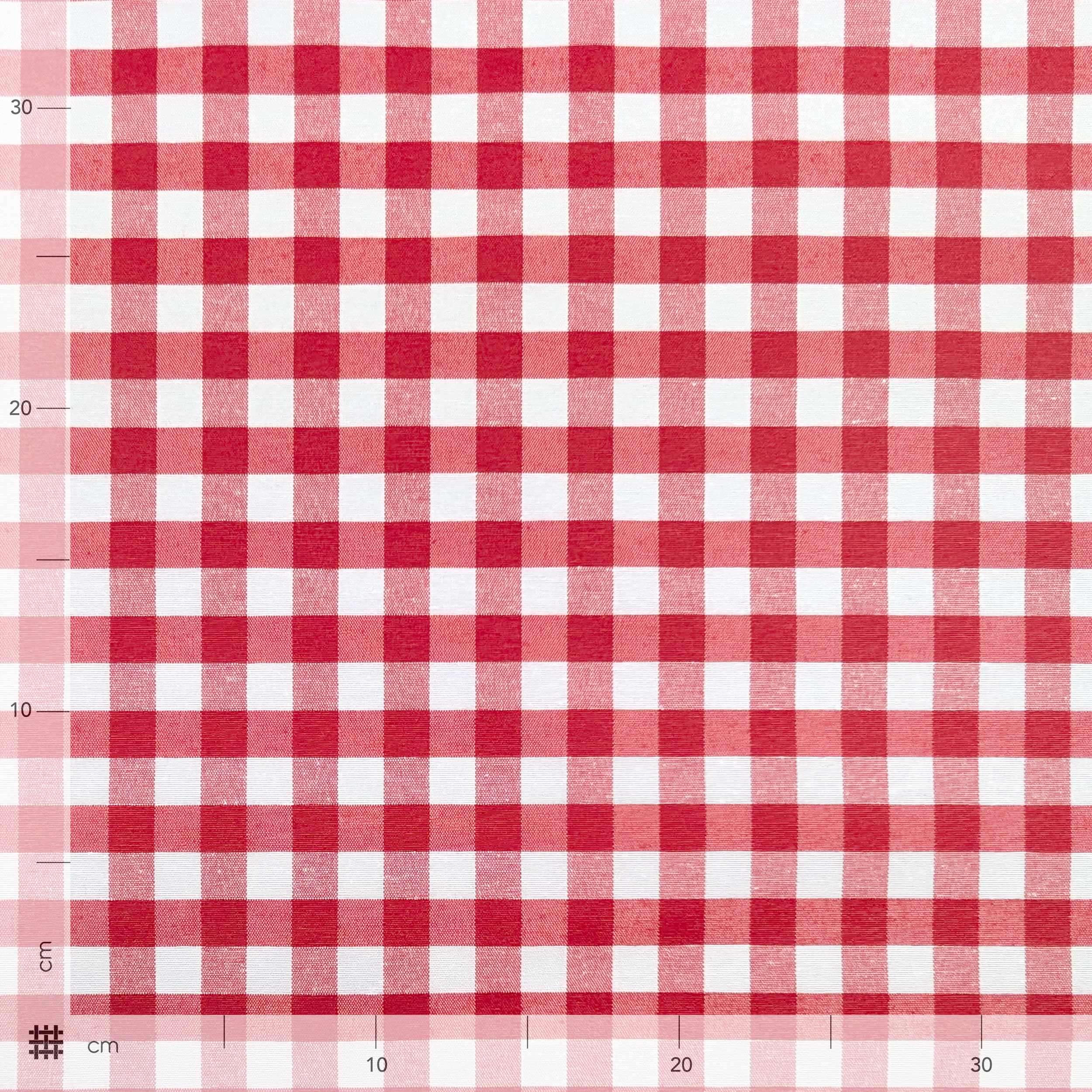 Fabric for Resin Tablecloth Red Checks Image