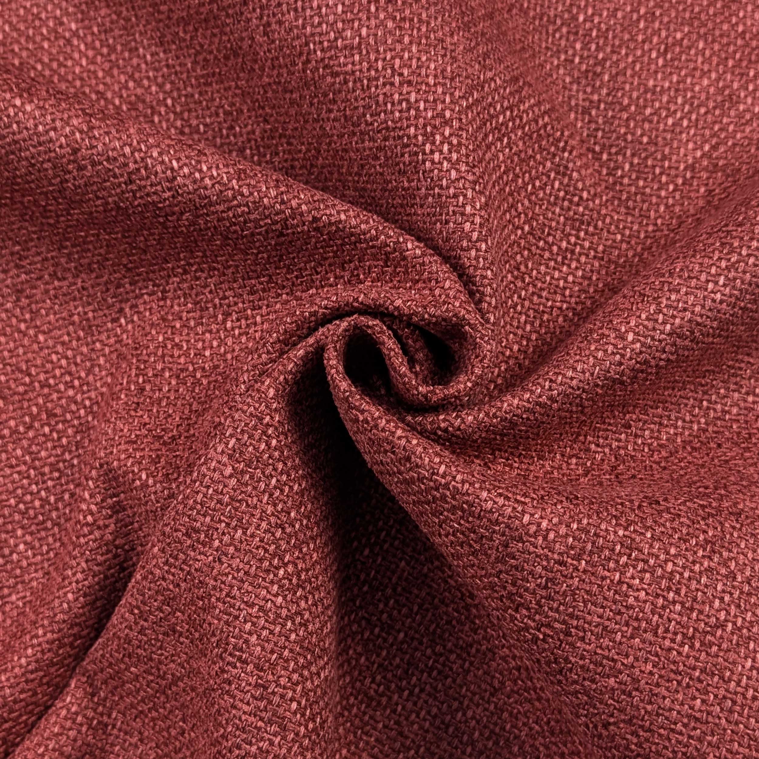 Red Melange Weave Fabric Image